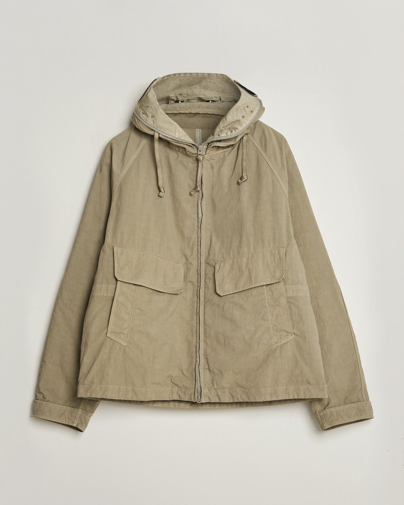 Uomini | Giacche | C.P. Company | Heavy Nylon Twill Down Padded Jacket Light Grey