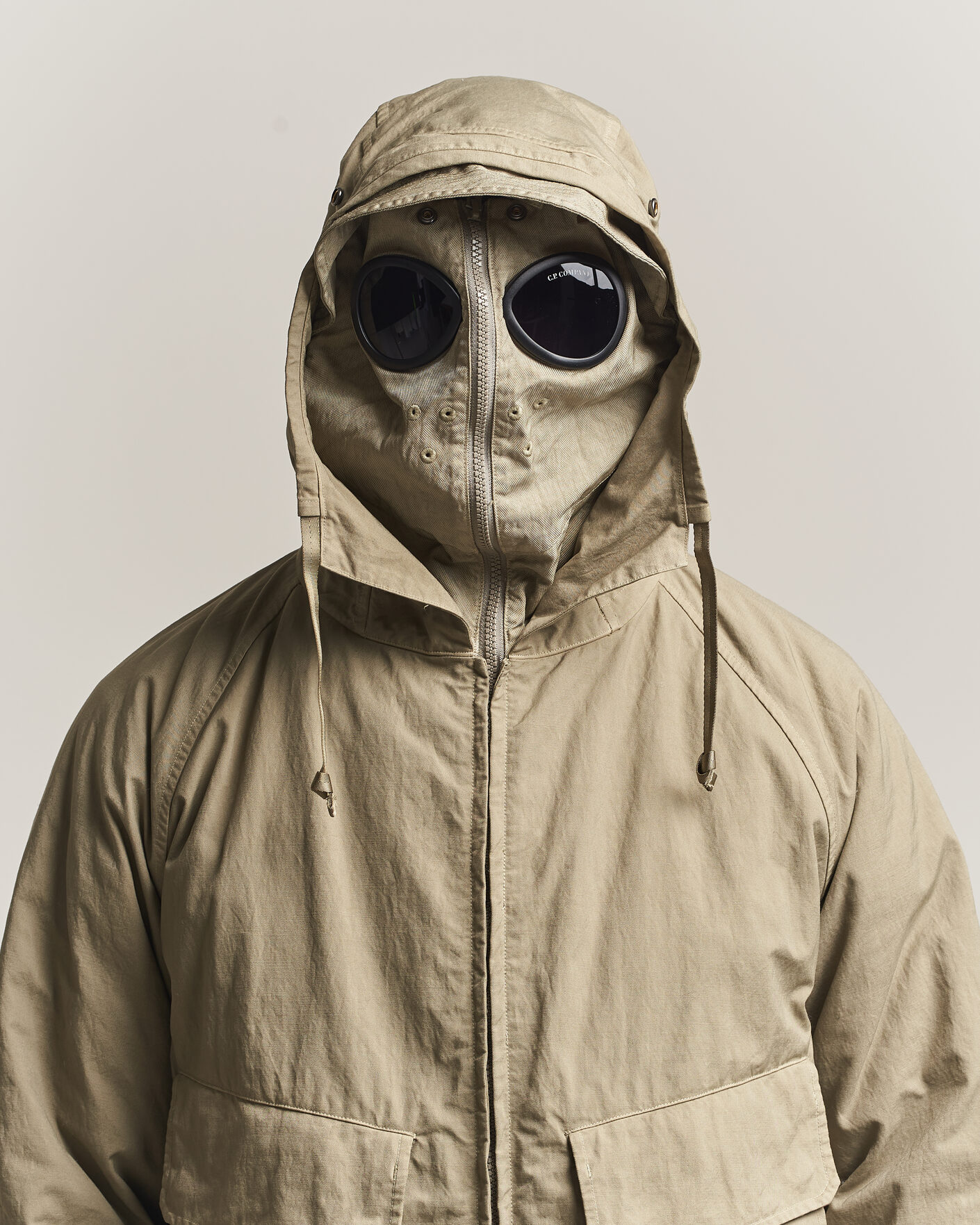 Uomini | Giacche | C.P. Company | Heavy Nylon Twill Down Padded Jacket Light Grey