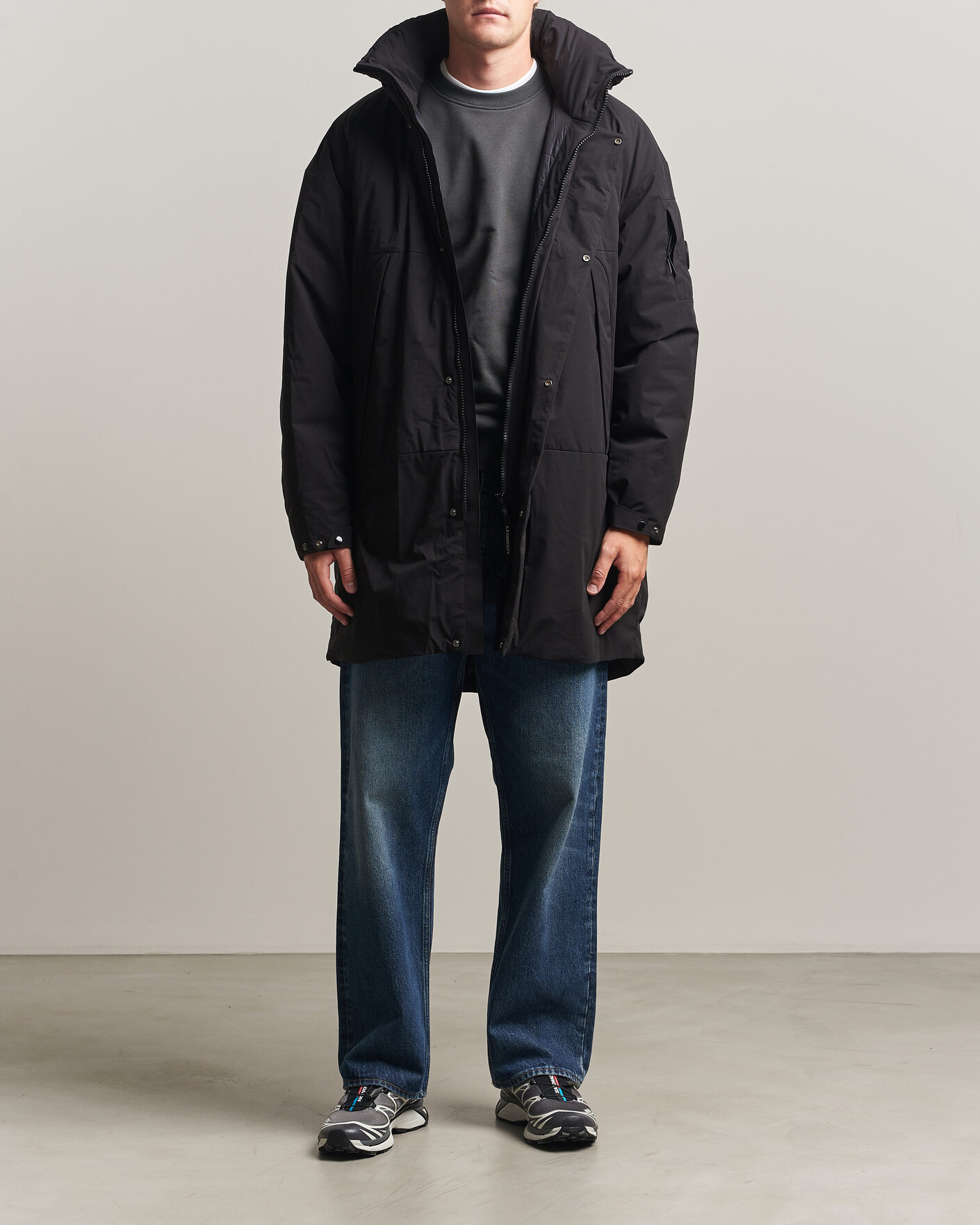 Uomini | Giacche | C.P. Company | Pro-Tek Lightweight Padded Parka Black