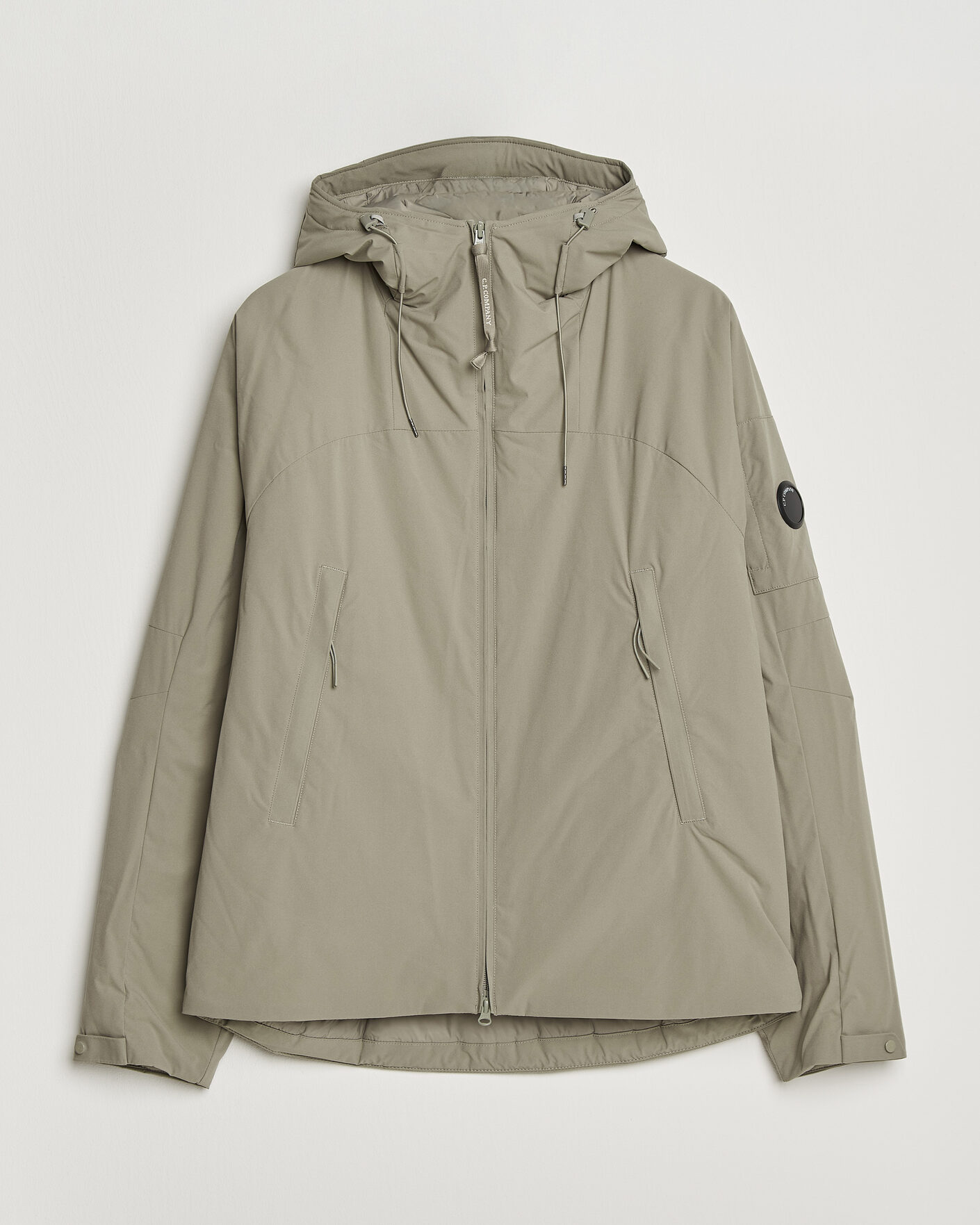 Uomini | Giacche | C.P. Company | Pro-Tek Lightweight Padded Hood Jacket Light Grey