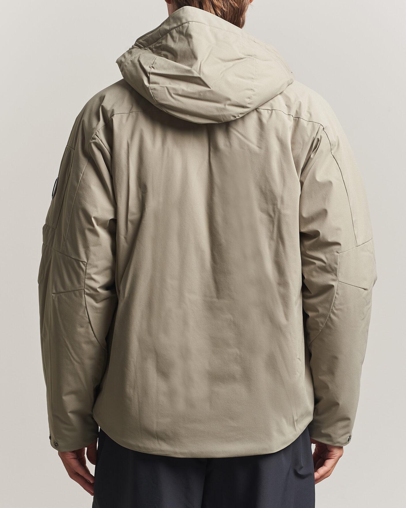 Uomini | Giacche | C.P. Company | Pro-Tek Lightweight Padded Hood Jacket Light Grey
