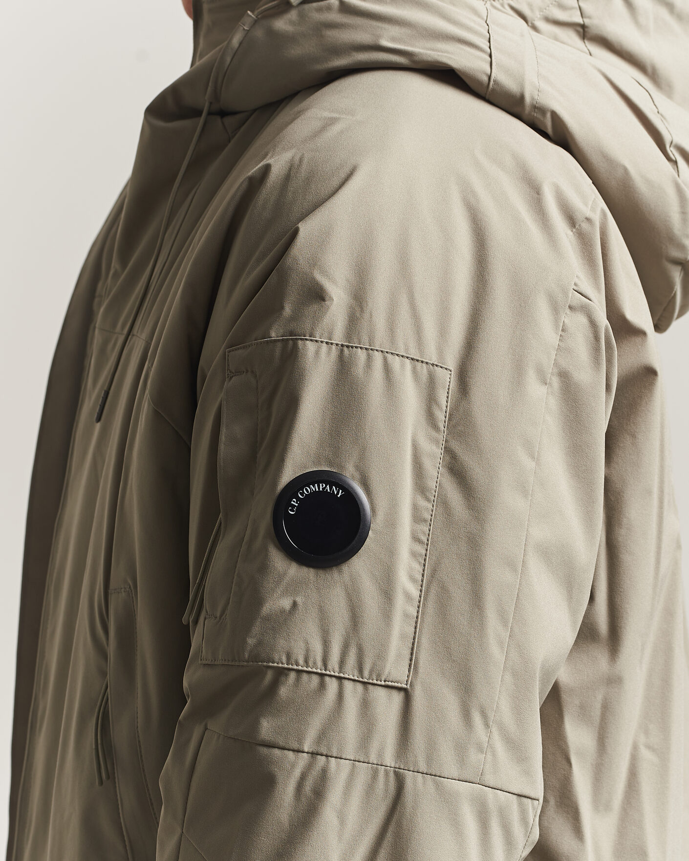 Uomini | Giacche | C.P. Company | Pro-Tek Lightweight Padded Hood Jacket Light Grey
