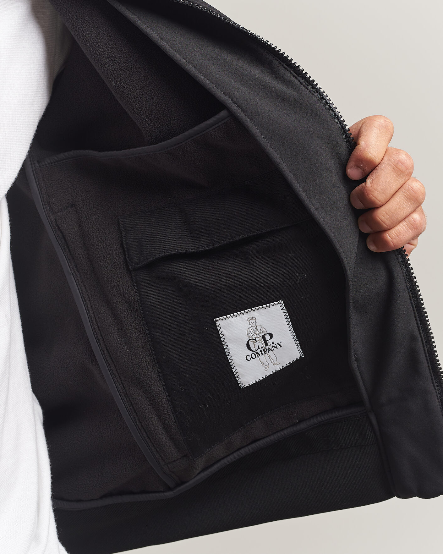 Uomini | Giacche | C.P. Company | CP Shell Medium Bomber Jacket Black