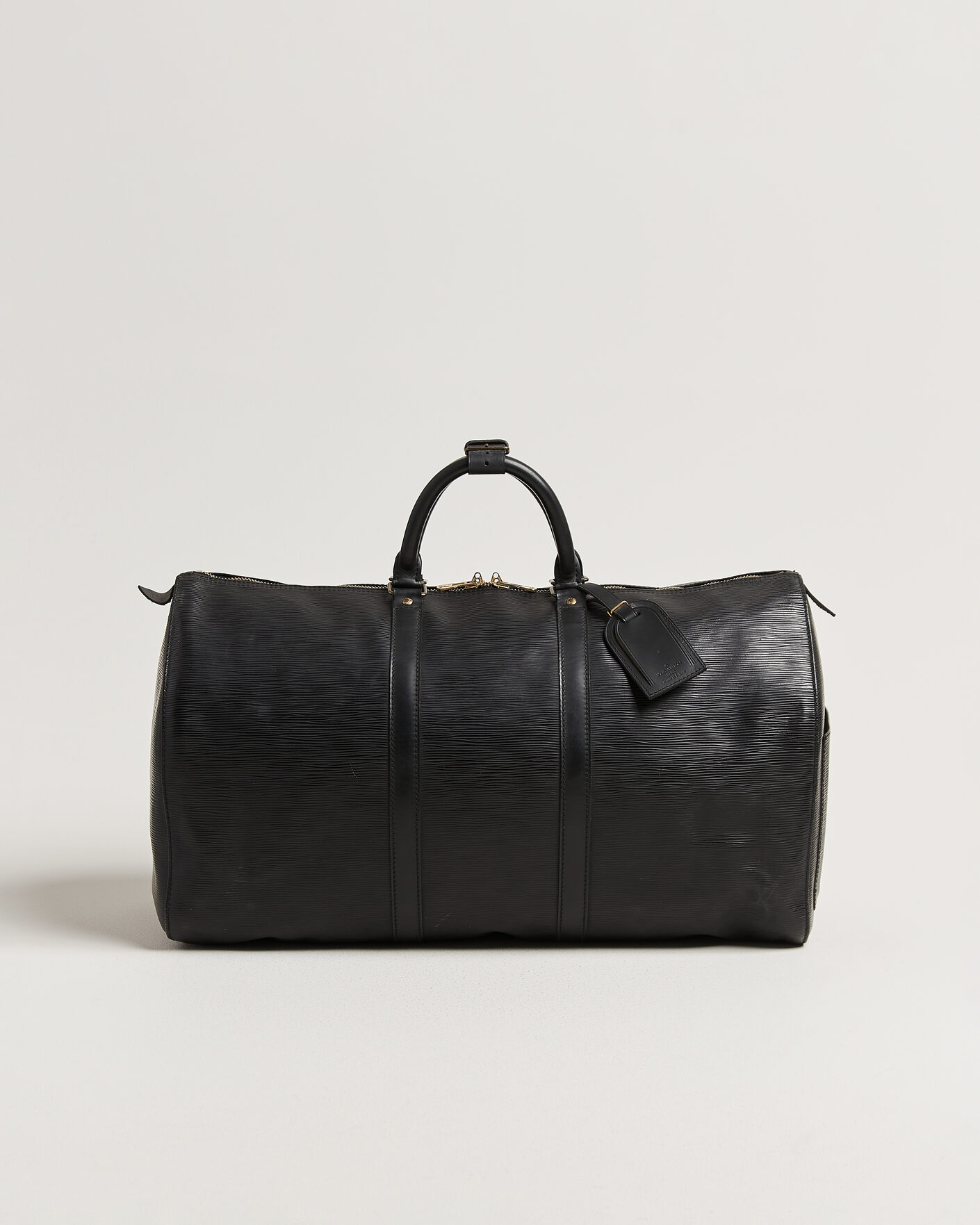 Uomini | Pre-Owned & Vintage Bags | Louis Vuitton Pre-Owned | Keepall 50 Epi Leather Black
