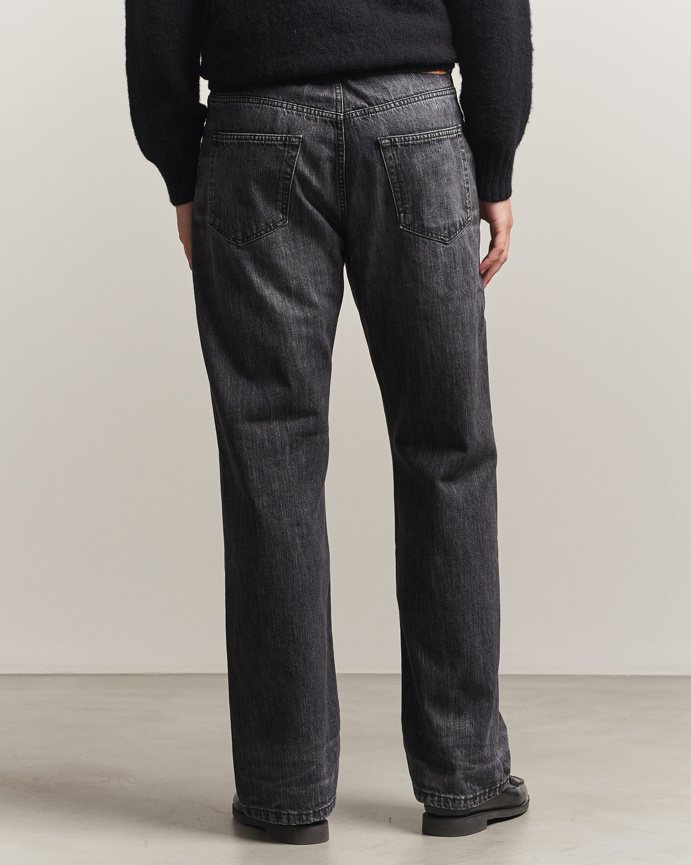 Uomini | Pantaloni | Jeanerica | VM009 Vega Jeans Black Righe