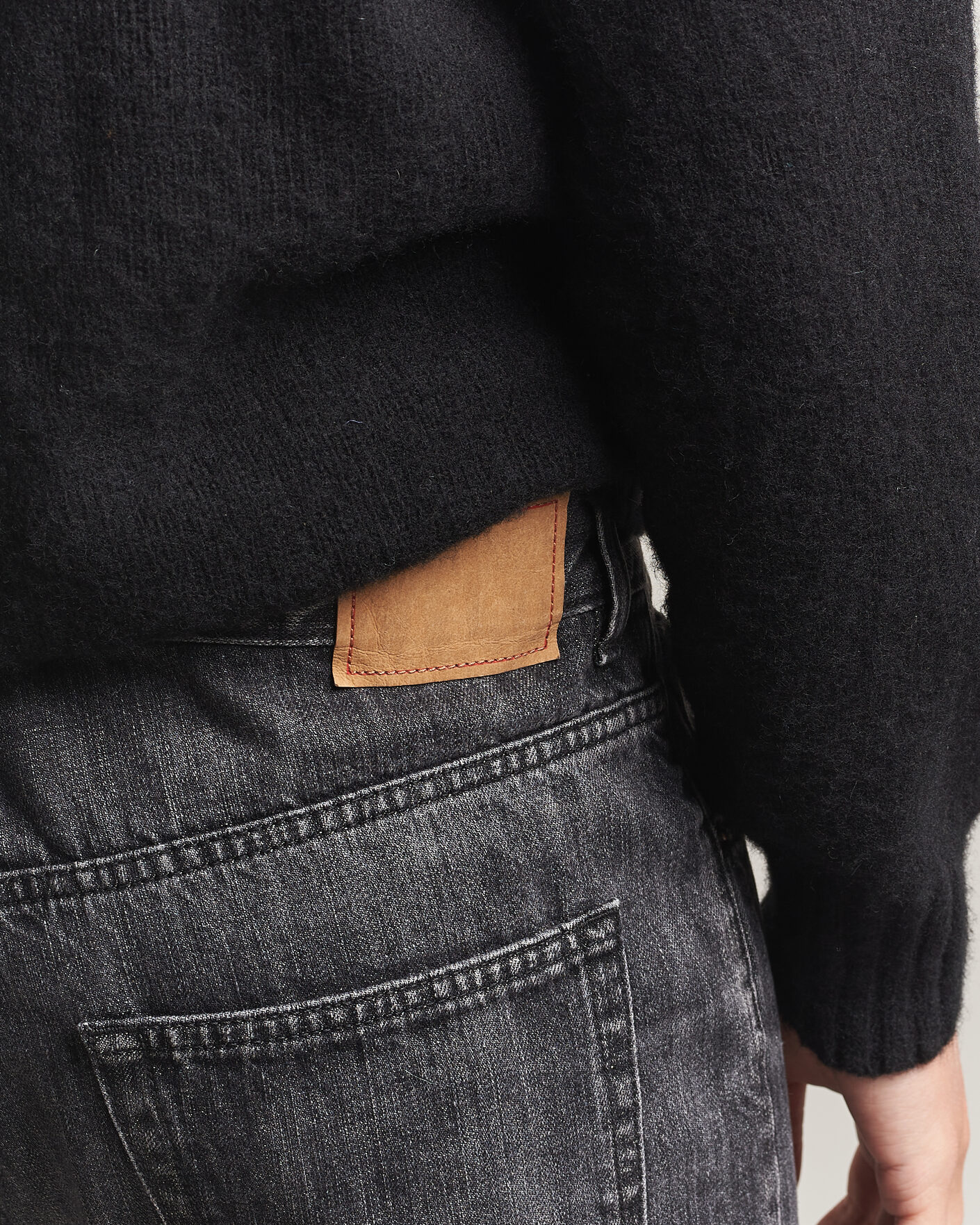 Uomini | Pantaloni | Jeanerica | VM009 Vega Jeans Black Righe