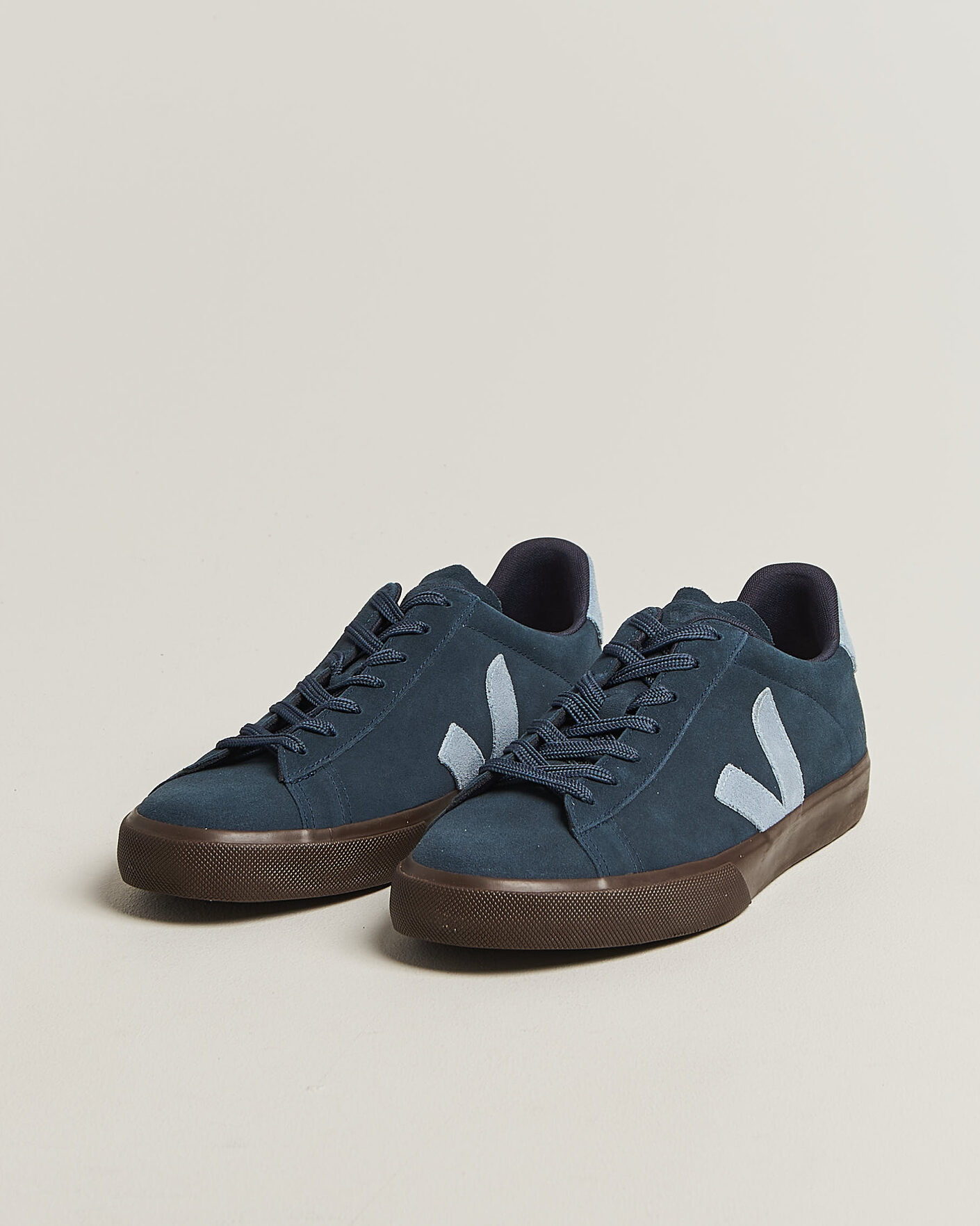Uomini | Sneakers | Veja | Campo Suede Sneaker Nautico/Steel Eagle