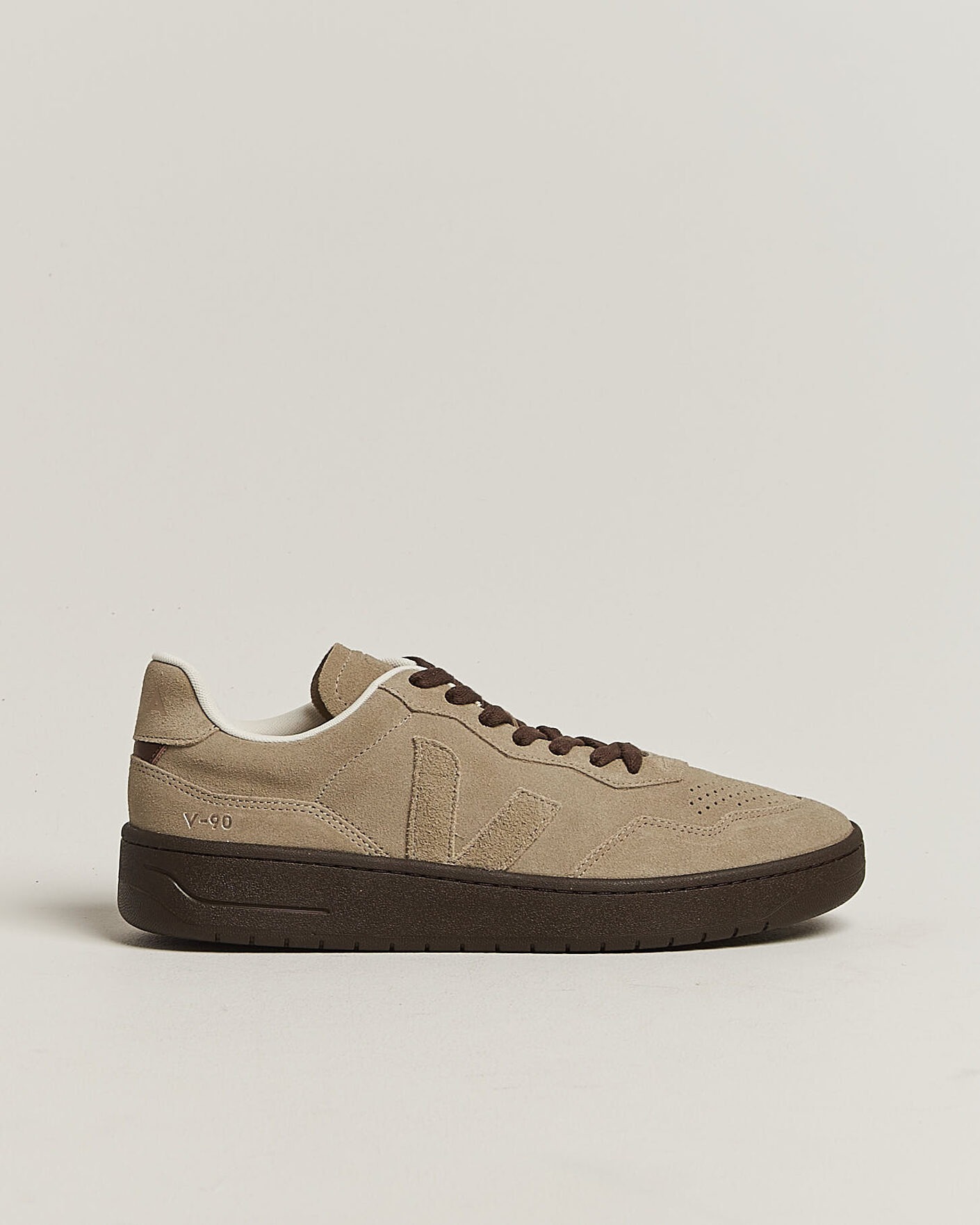 Uomini | Sneakers | Veja | V-90 Suede Sneaker Taupe/Eagle