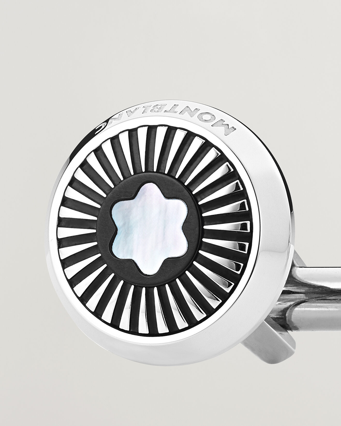 Uomini | Gemelli | Montblanc | Ray Pattern Mother-of-Pearl Snowcap Cufflinks