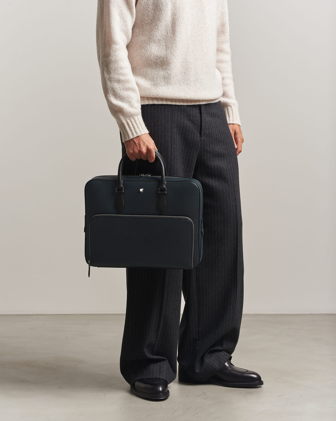Uomini | Borse | Montblanc | Sartorial Medium Document Case Tweed Blue