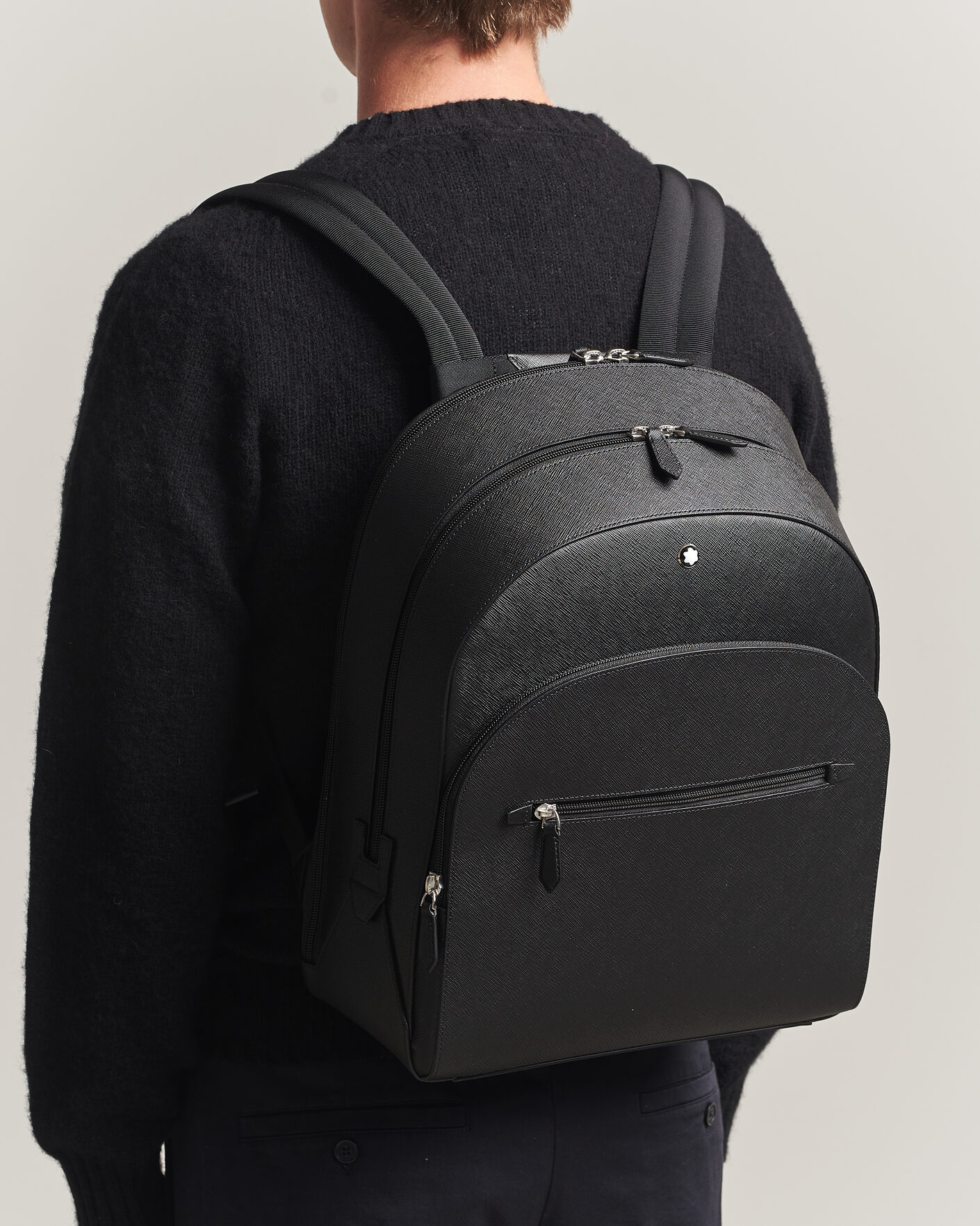 Uomini | Borse | Montblanc | Sartorial Large Backpack 3 Compartments Black
