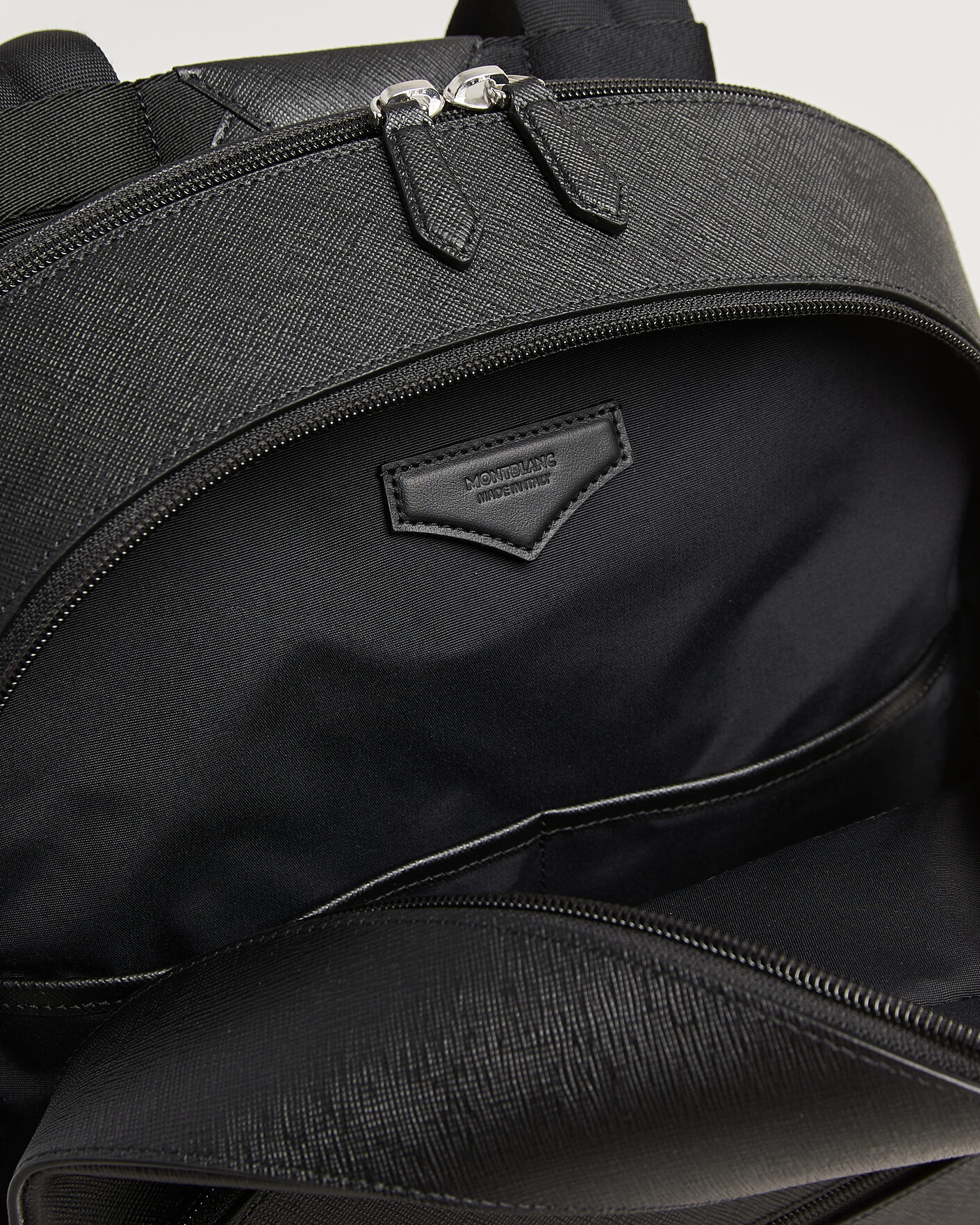 Uomini | Montblanc Sartorial Large Backpack 3 Compartments Black | Montblanc | Sartorial Large Backpack 3 Compartments Black