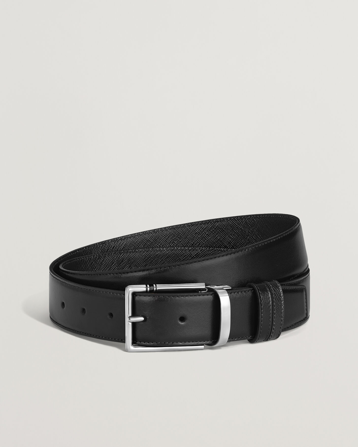 Uomini | Cinture | Montblanc | 35mm Reversible Calf/Sartorial Belt Black