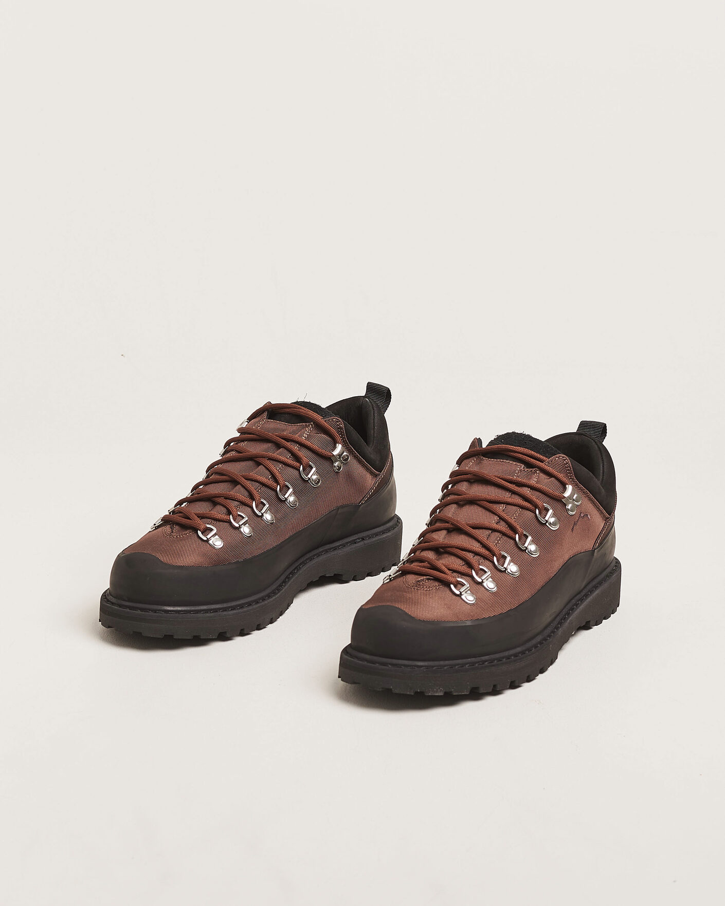 Uomini | Stivali | Diemme | Roccia Basso Sport Low Boot Mogano Fabric