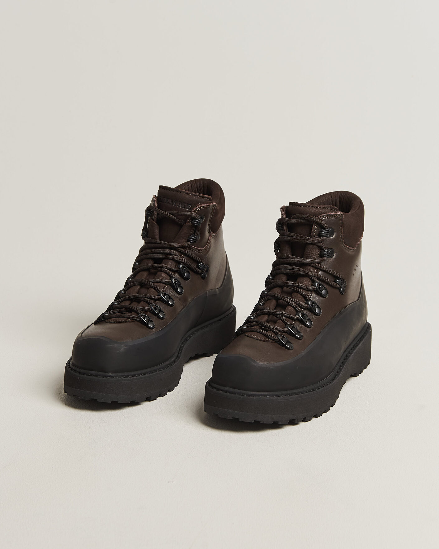 Uomini | Stivali | Diemme | Roccia Vet Gomma Boot Mogano Dark Brown Calf