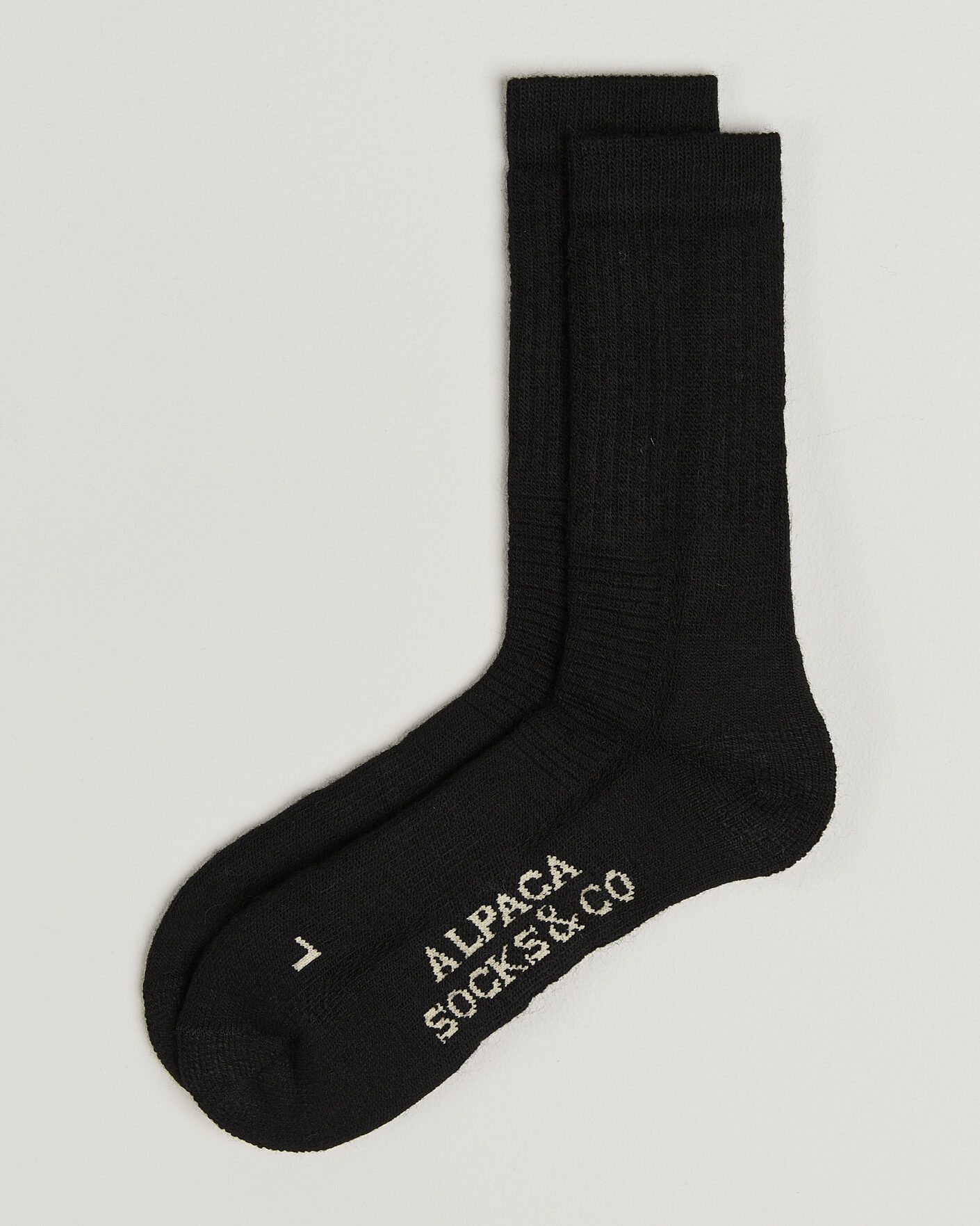 Uomini | Biancheria intima | Alpacasocks & Co | 2-Pack Heavy Alpacka Wool Socks Black