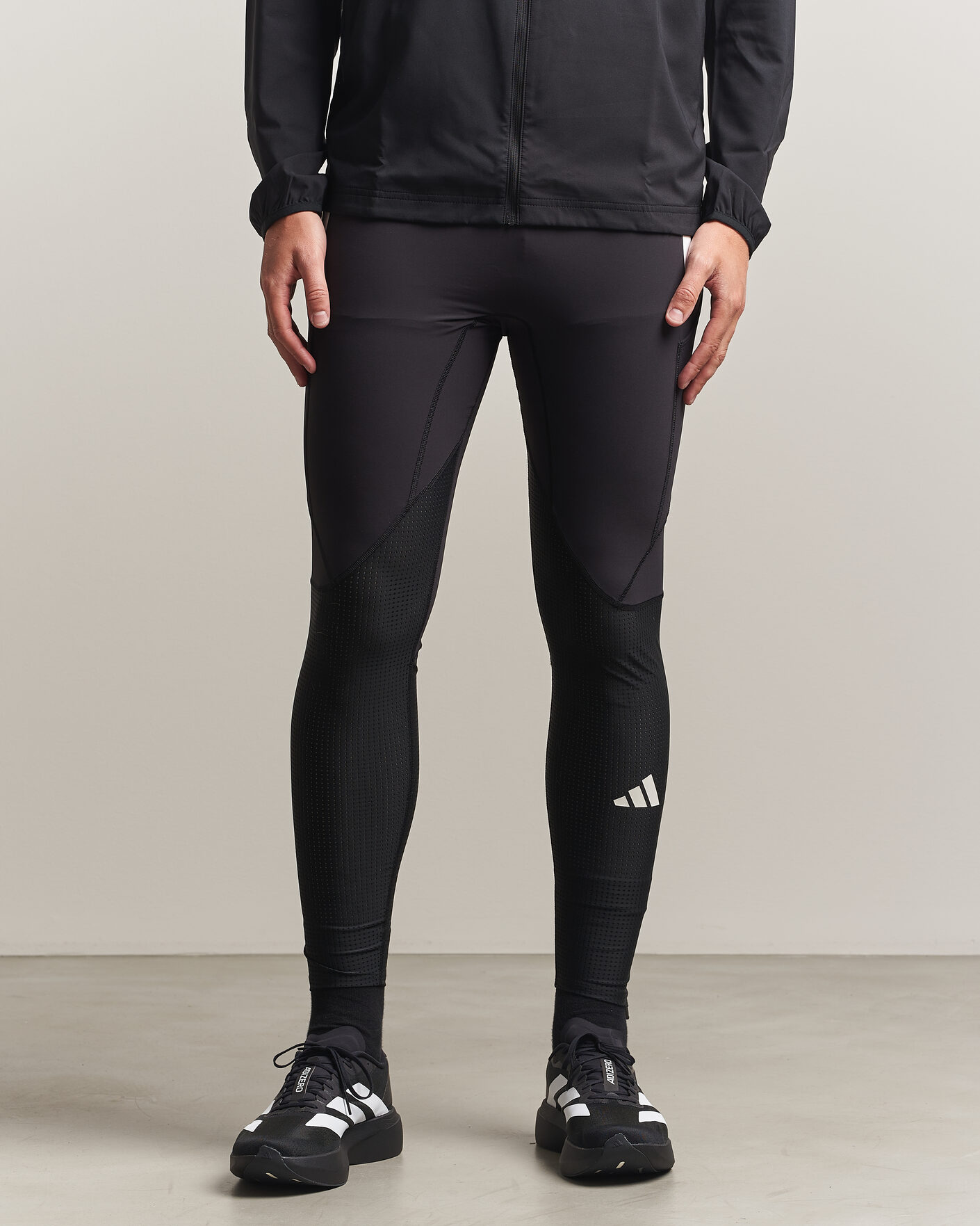 Uomini | Pantaloni | adidas Performance | Adizero Running Tights Black