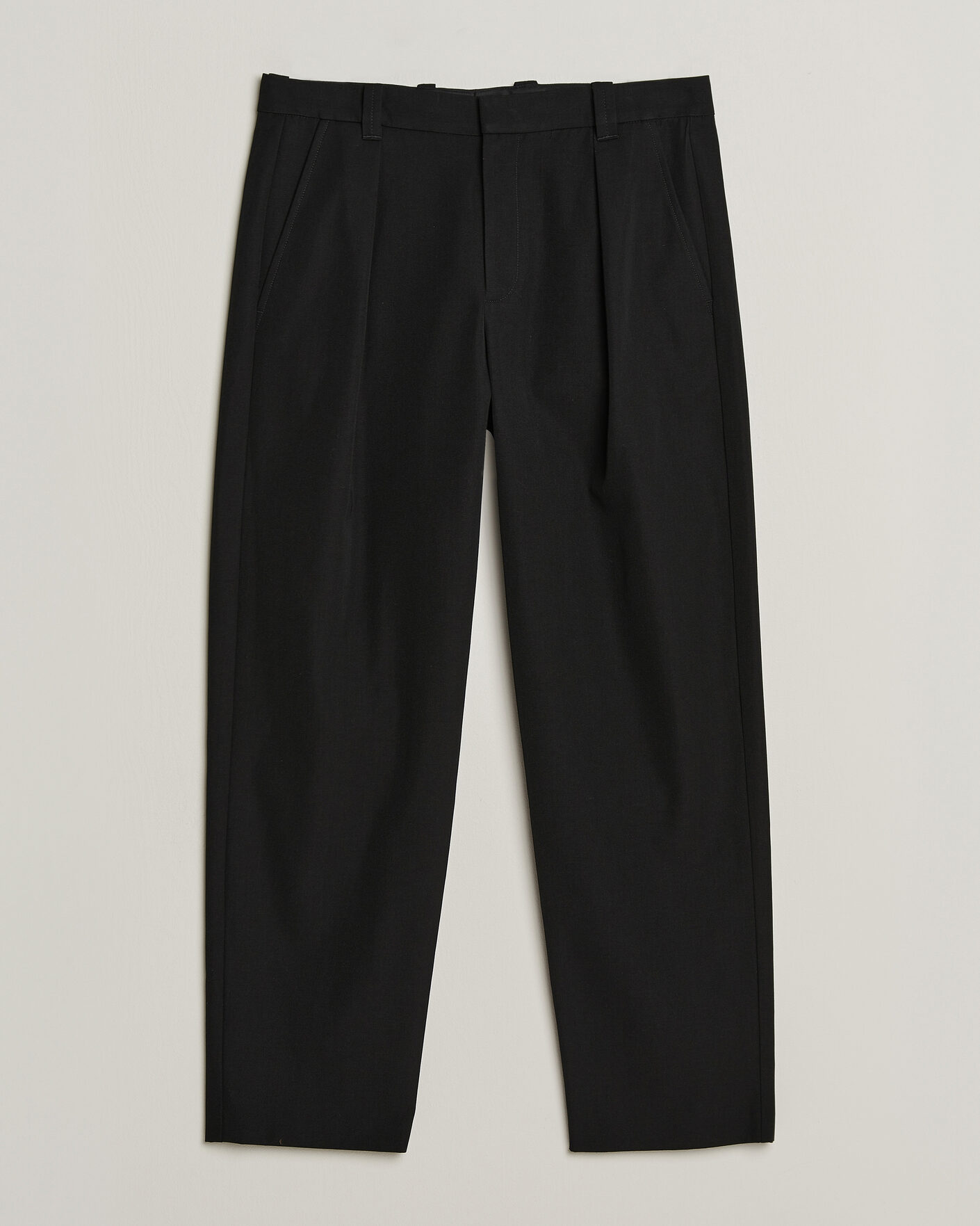 Uomini | Pantaloni | A.P.C. | Renato Pleated Trousers Black