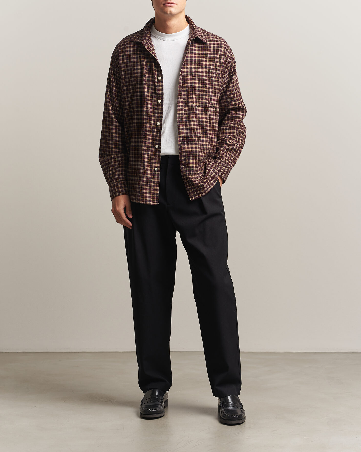 Uomini | Pantaloni | A.P.C. | Renato Pleated Trousers Black