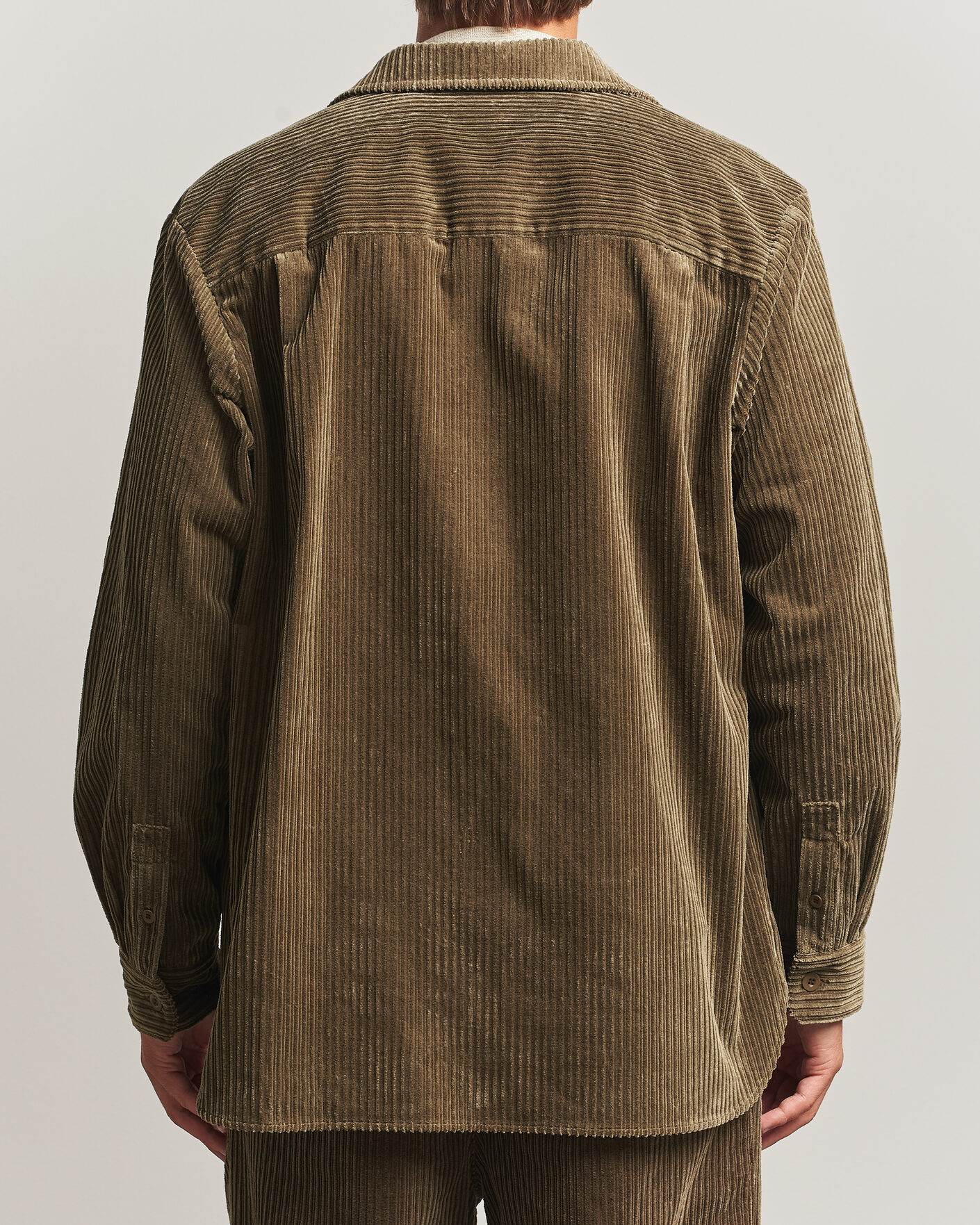 Uomini | Camicie | A.P.C. | Mateo Corduroy Overshirt Taupe