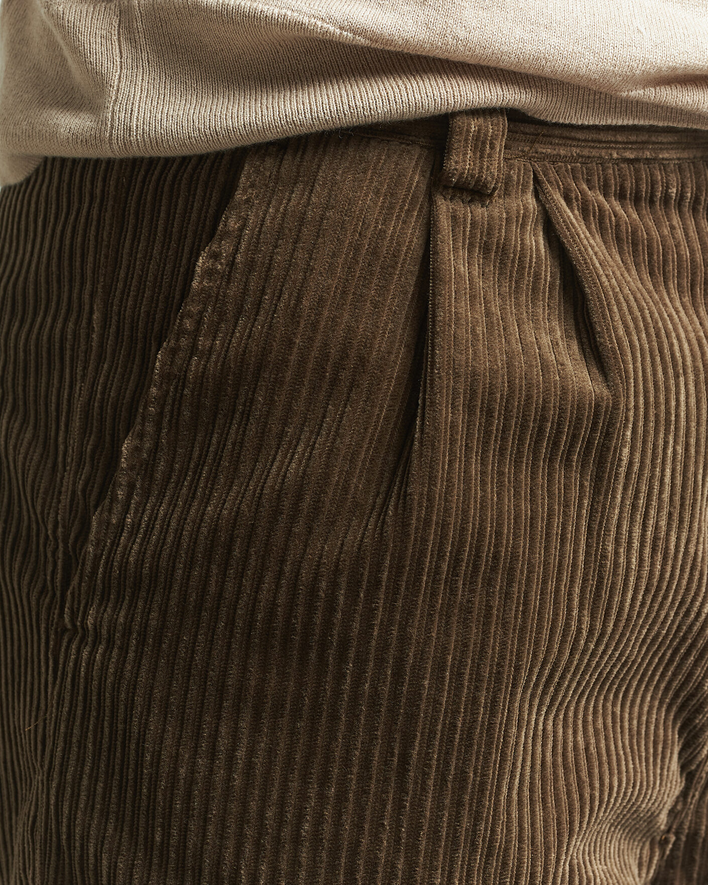 Uomini | Pantaloni | A.P.C. | Ricky Corduroy Trousers Taupe
