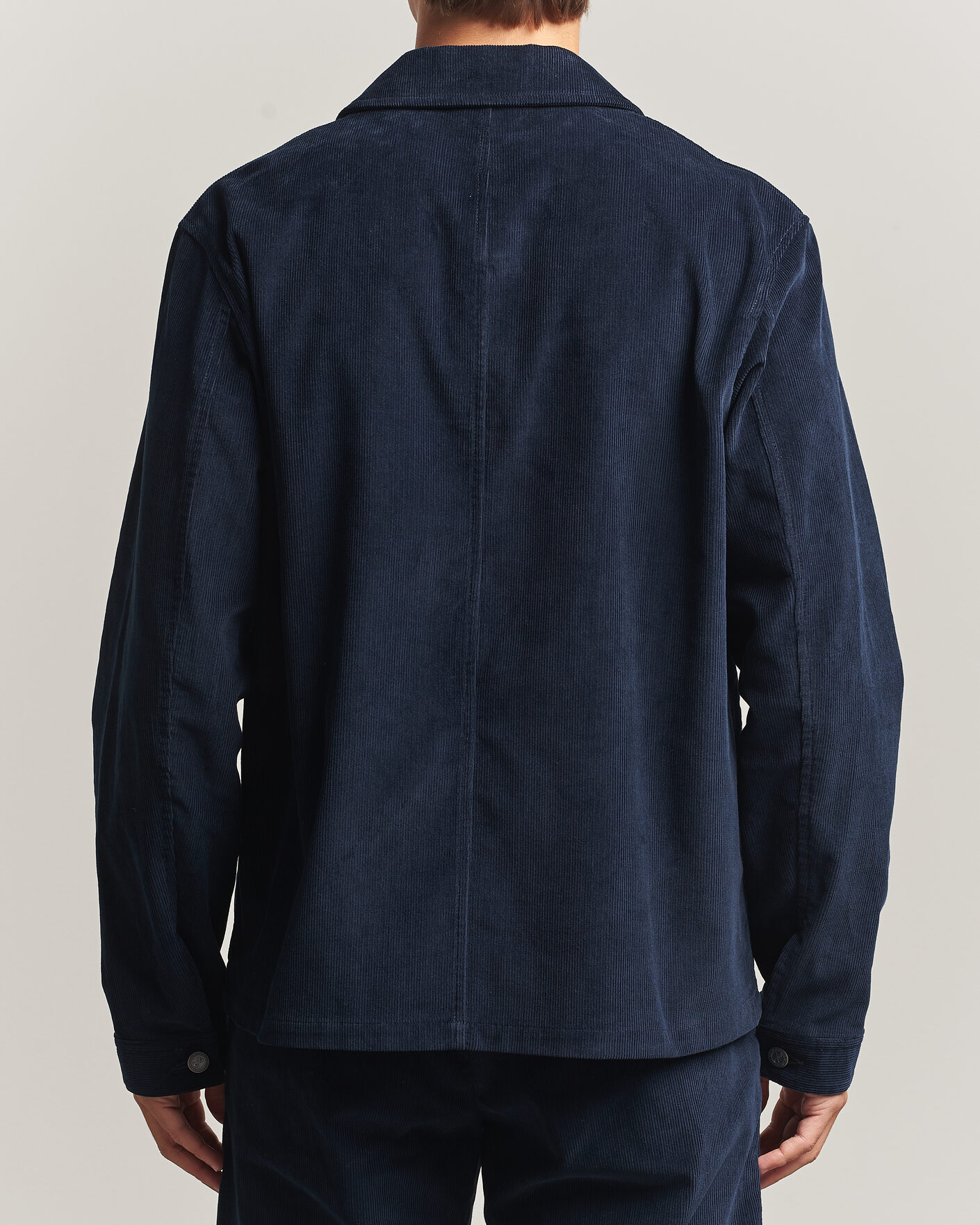Uomini | Camicie | A.P.C. | New Rodney Corduroy Overshirt Dark Navy