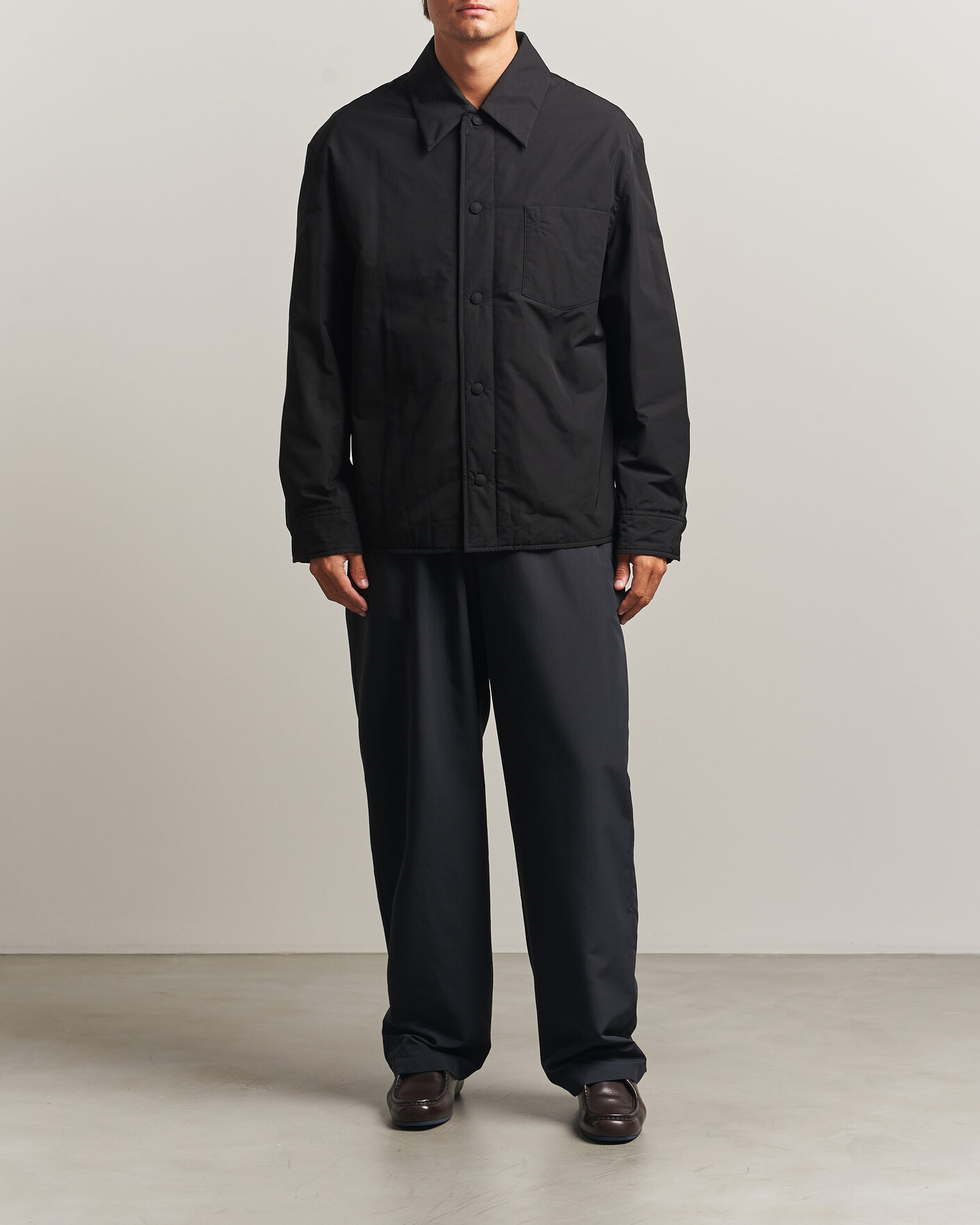 Uomini | Giacche | AMI | Padded Shirt Jacket Black