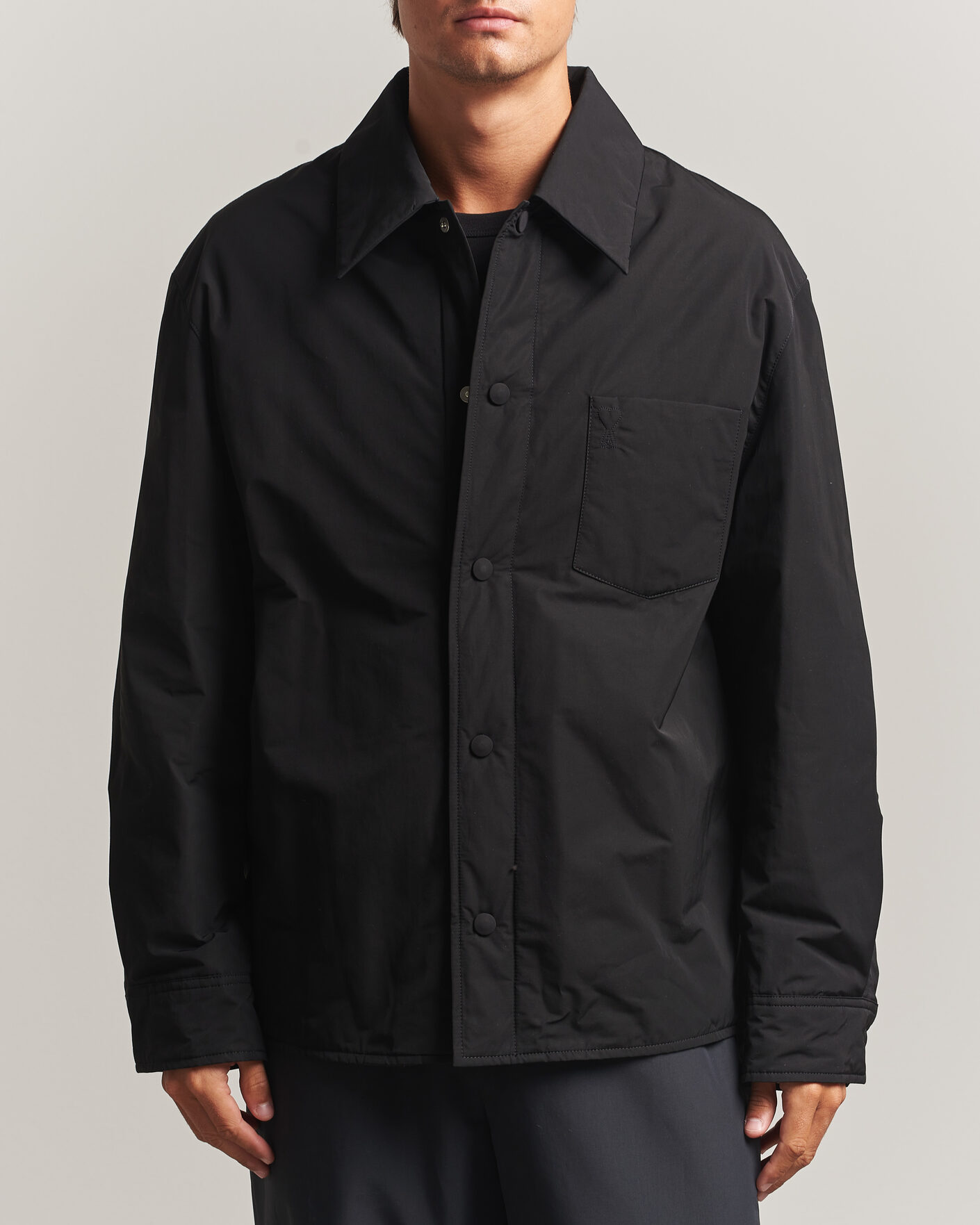 Uomini | Giacche | AMI | Padded Shirt Jacket Black