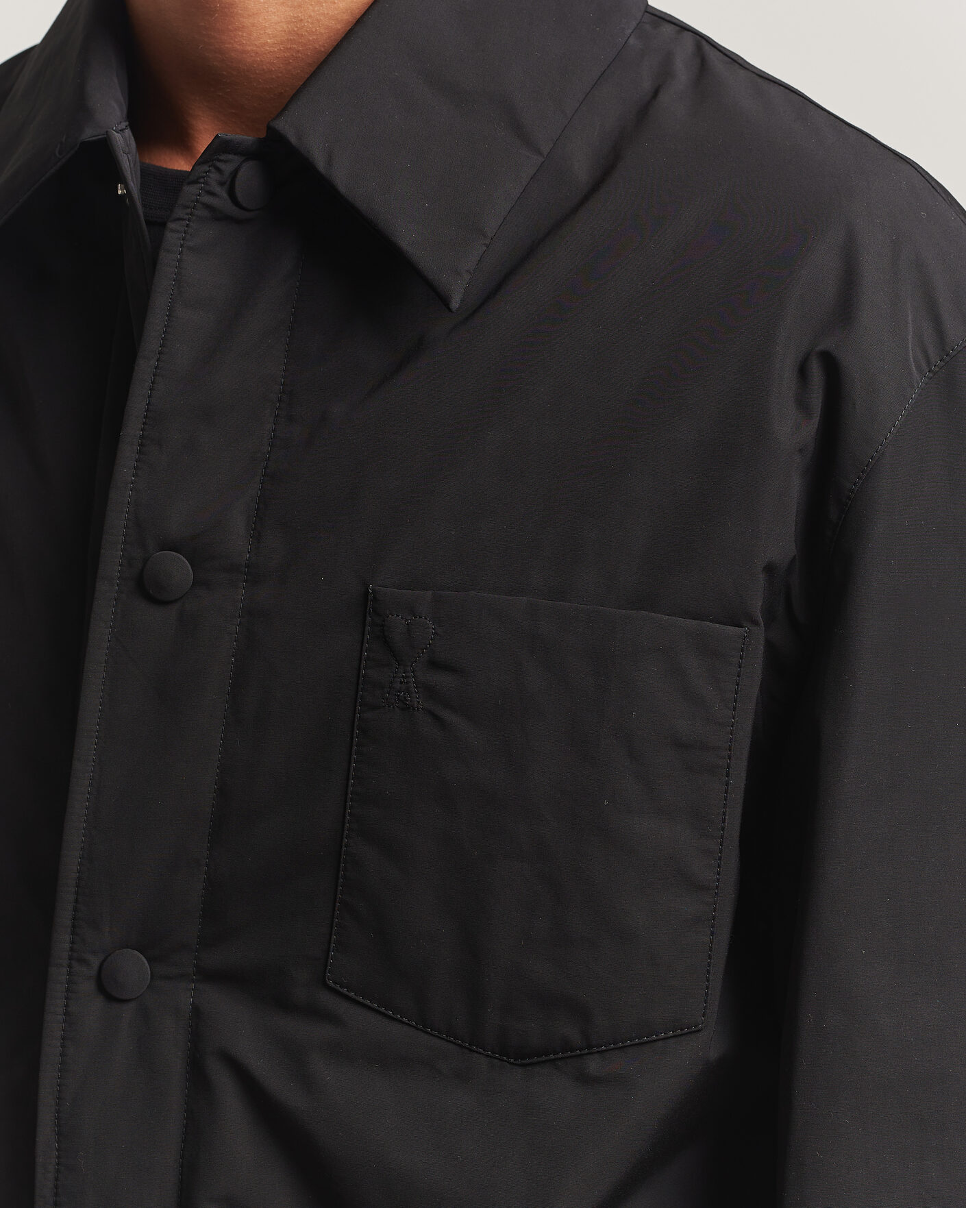 Uomini | Giacche | AMI | Padded Shirt Jacket Black