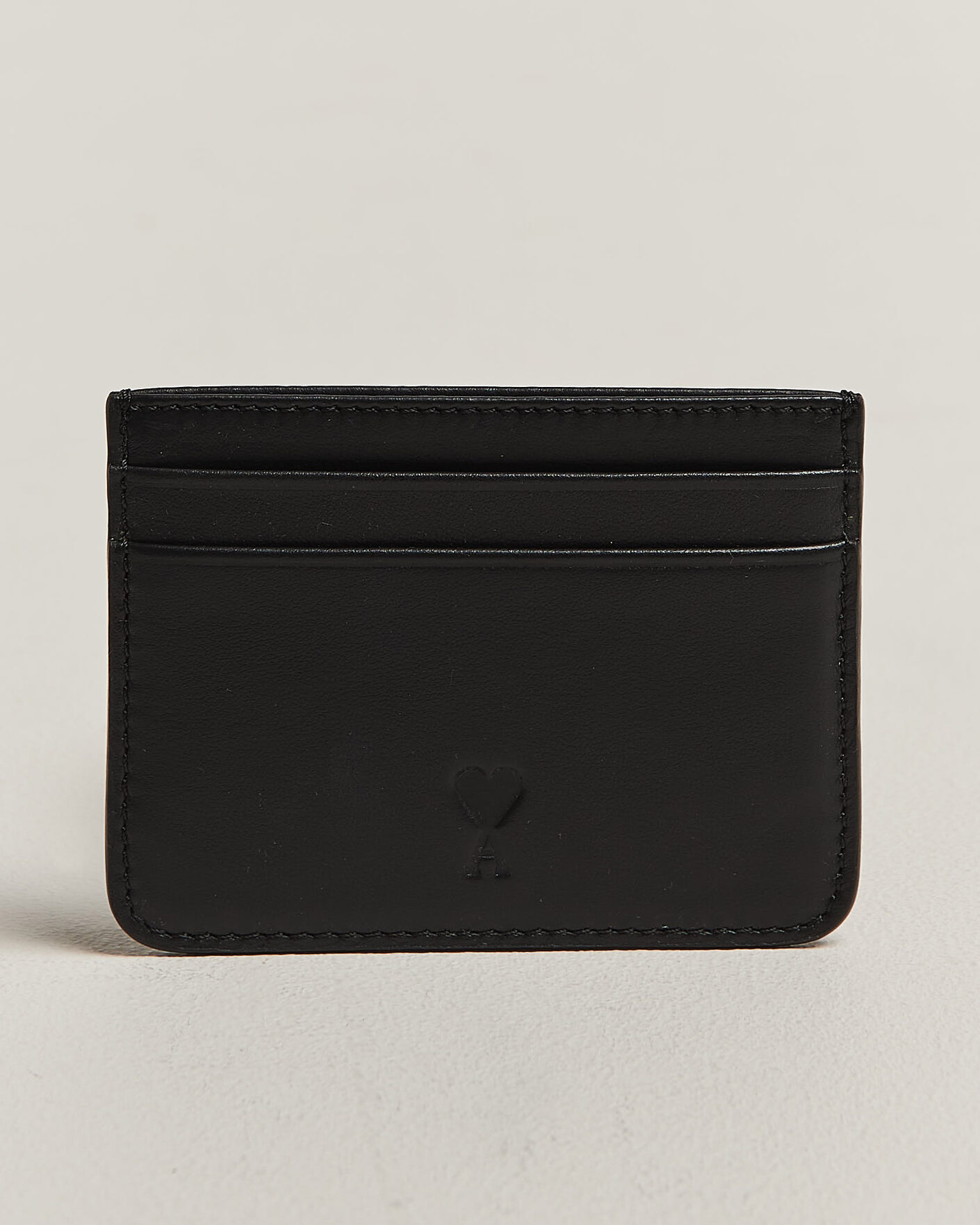 Uomini | Portafogli | AMI | Tonal Heart Logo Card Holder Black