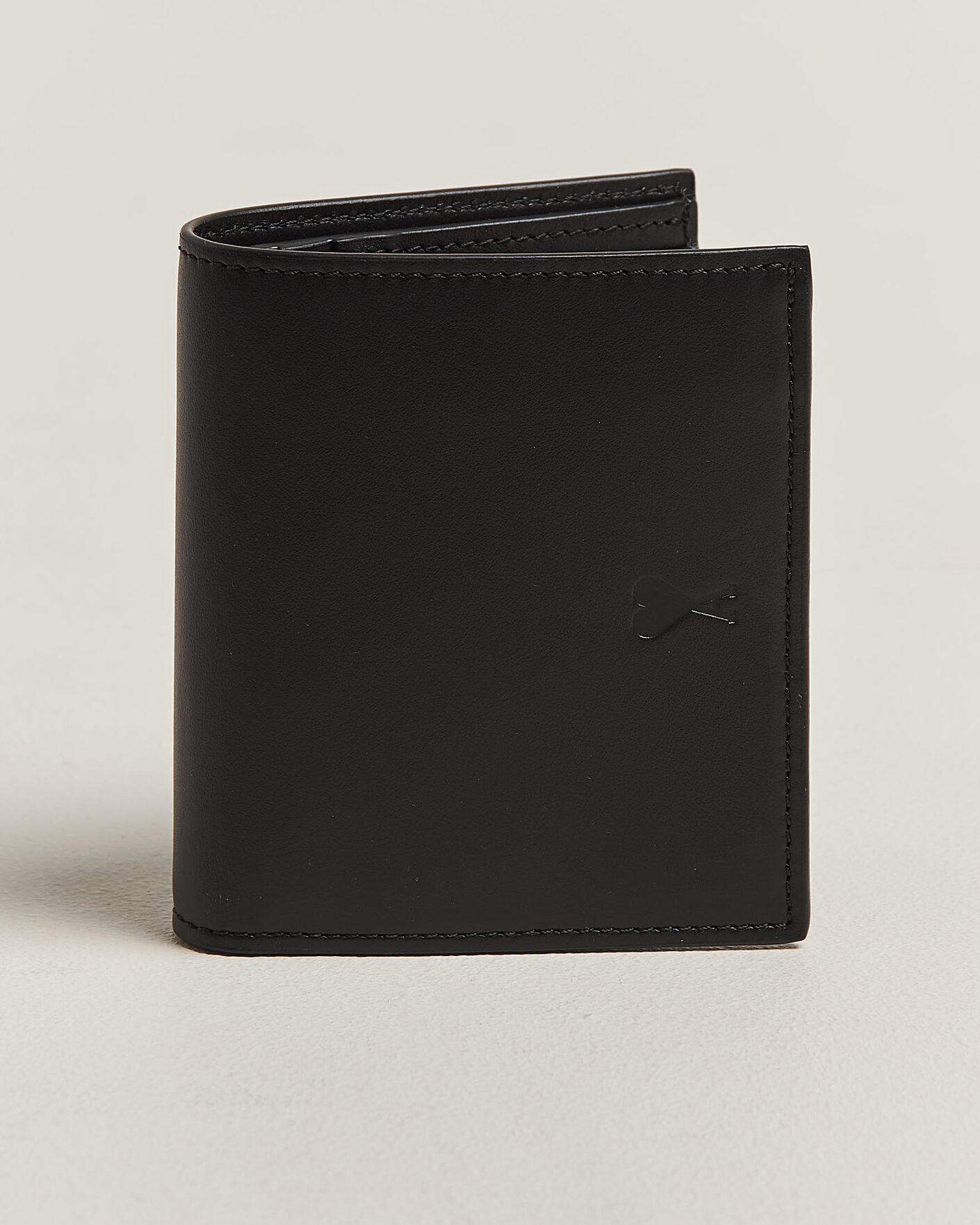 Uomini | Portafogli | AMI | Tonal Heart Logo Wallet Black