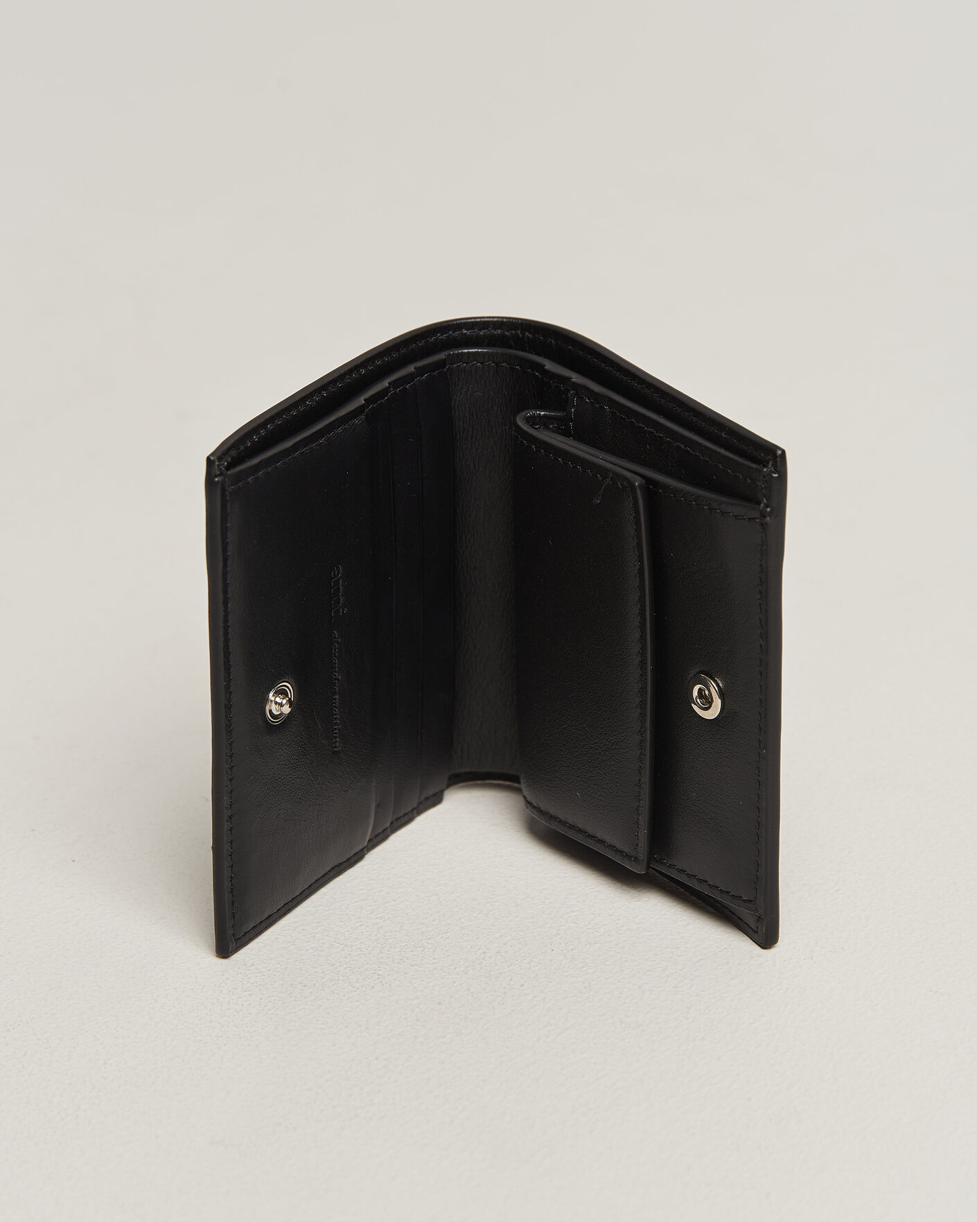 Uomini | Portafogli | AMI | Tonal Heart Logo Wallet Black