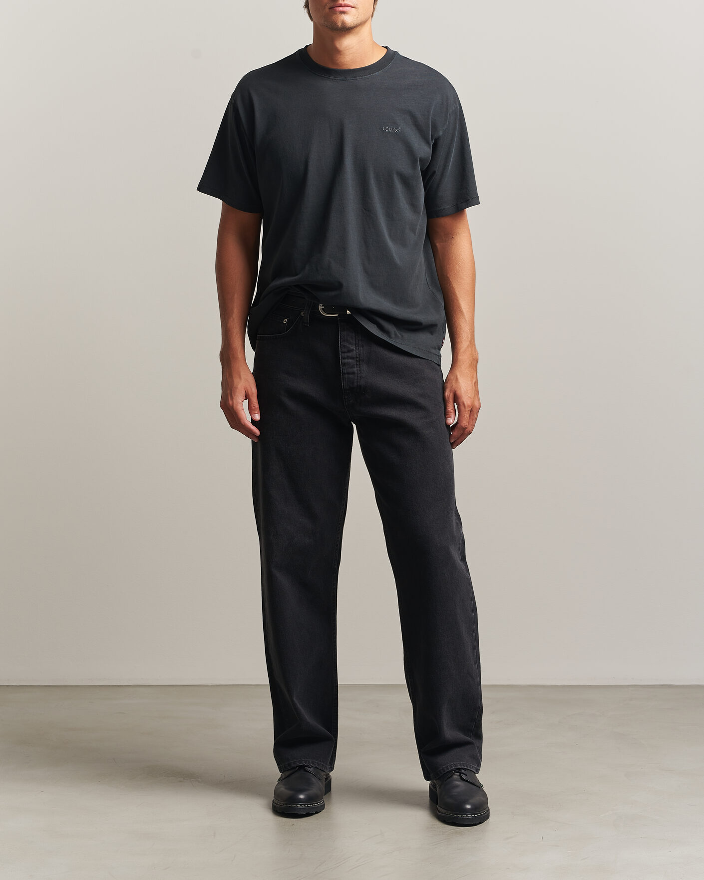 Uomini | T-shirt | Levi's | Red Tab Vintage T-Shirt Weathered Finish Jet Black