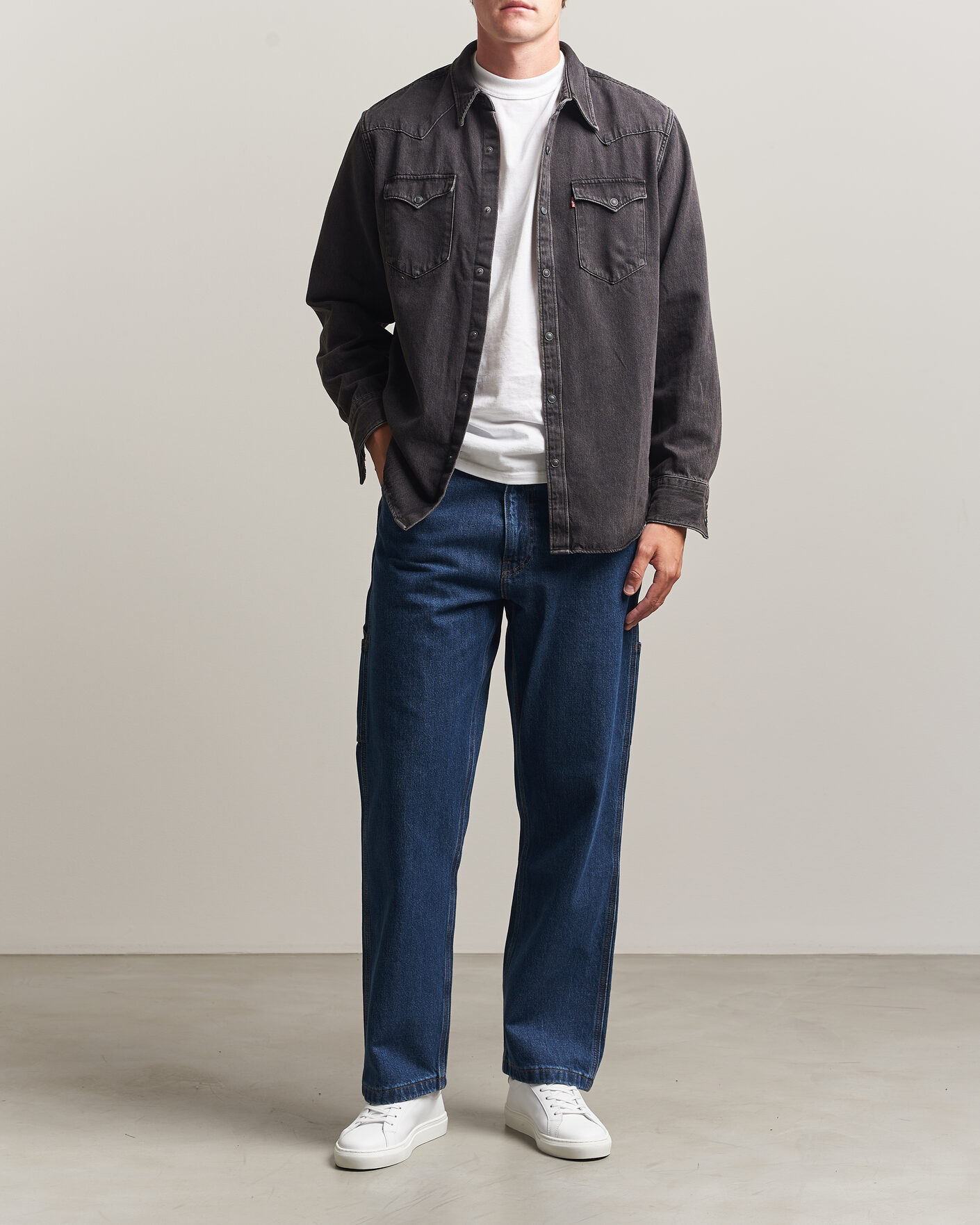 Uomini | Camicie | Levi's | Barstow Western Standard Shirt Thermodapt Black