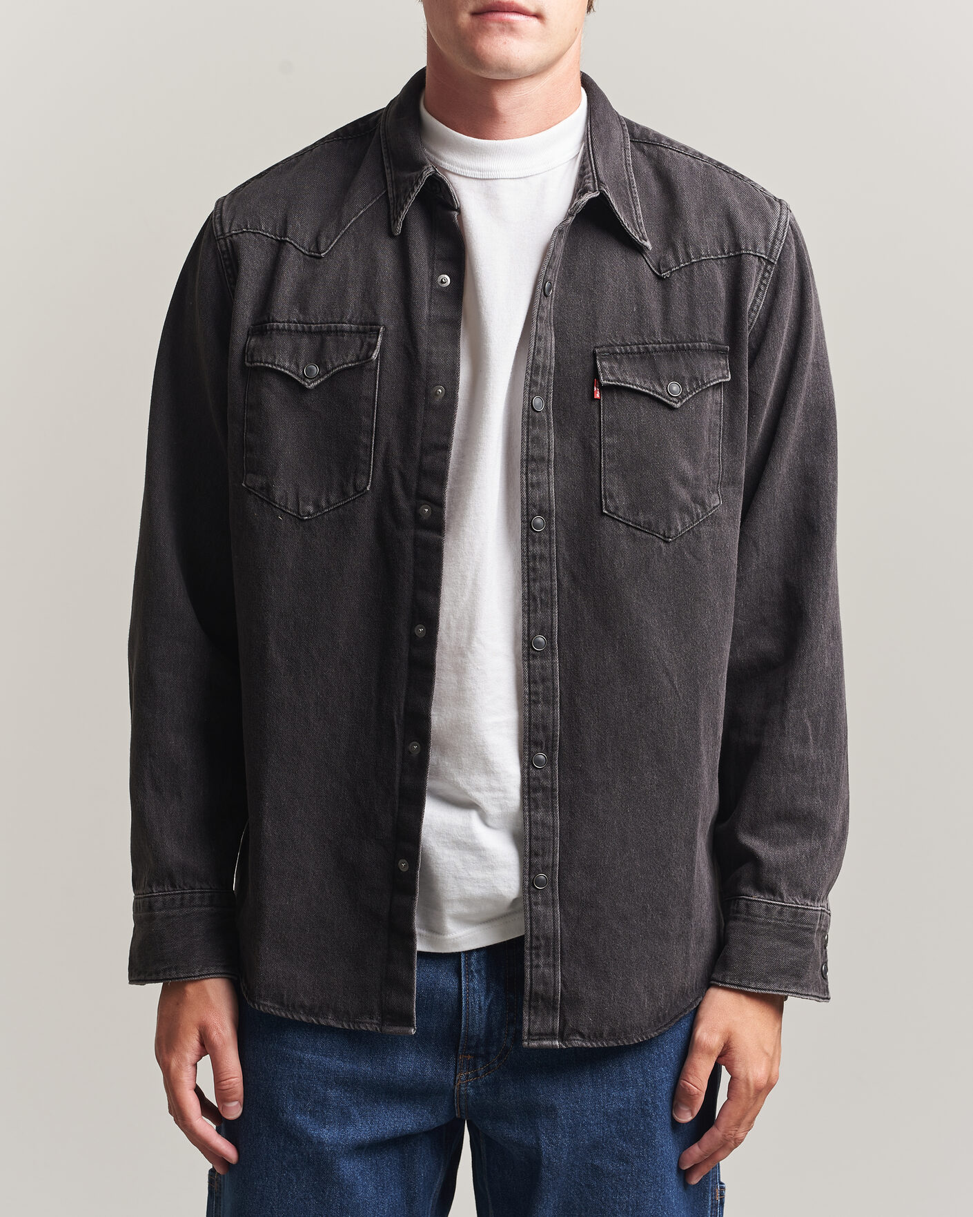 Uomini | Camicie | Levi's | Barstow Western Standard Shirt Thermodapt Black