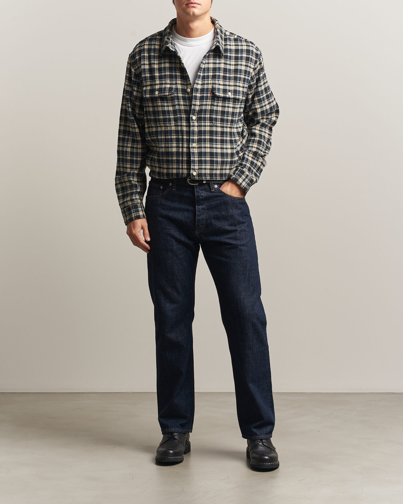 Uomini | Camicie | Levi's | Jackson Worker Shirt Jet Black