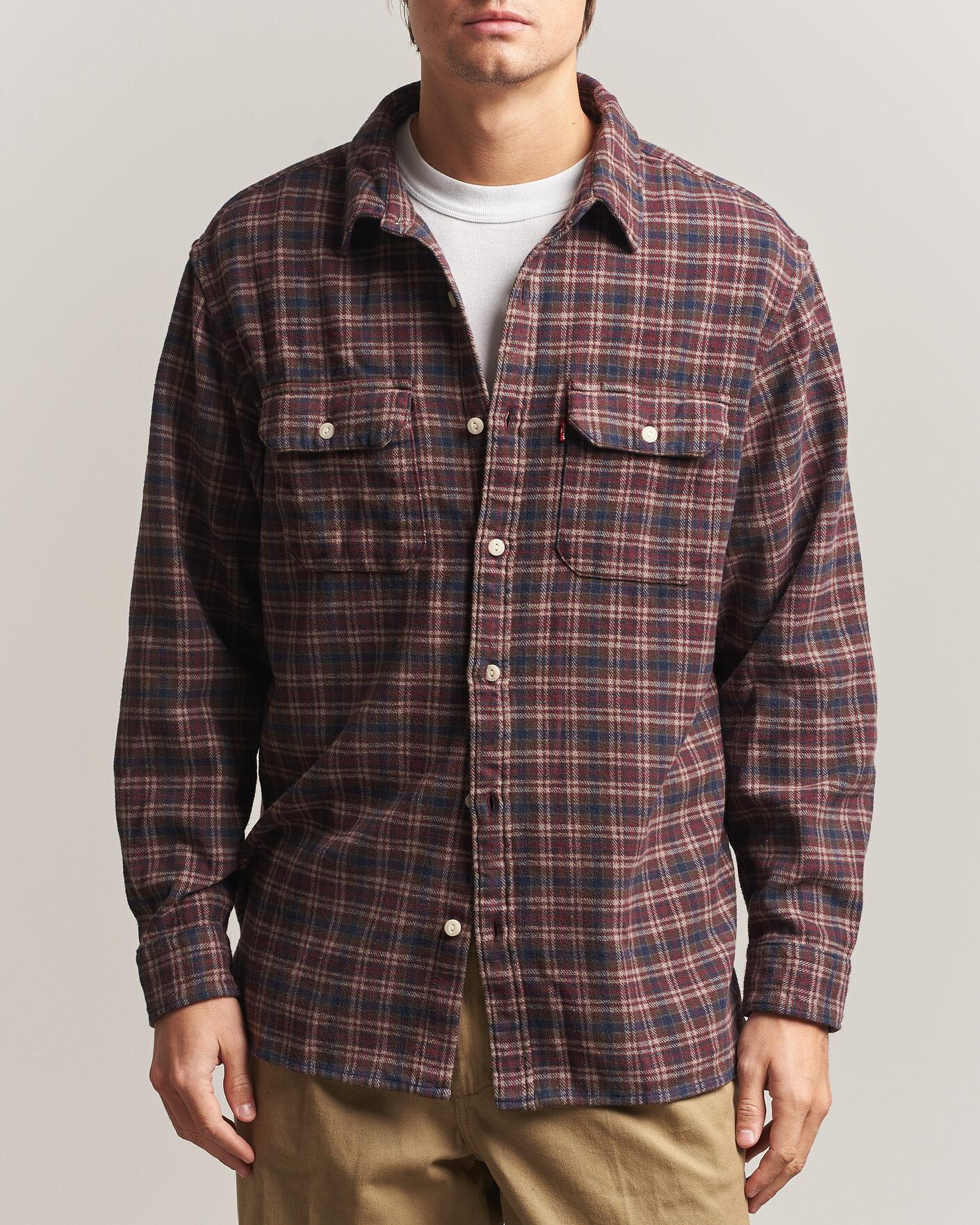 Uomini | Camicie | Levi's | Jackson Worker Shirt Vineyard Wine