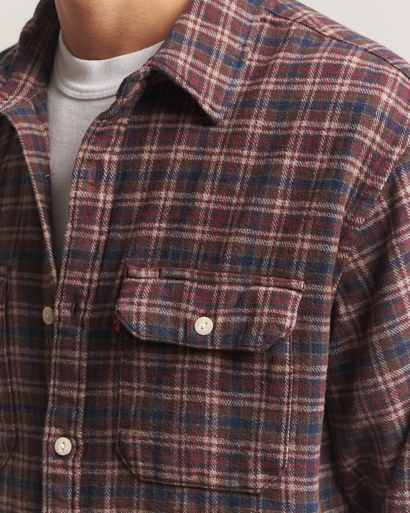 Uomini | Camicie | Levi's | Jackson Worker Shirt Vineyard Wine