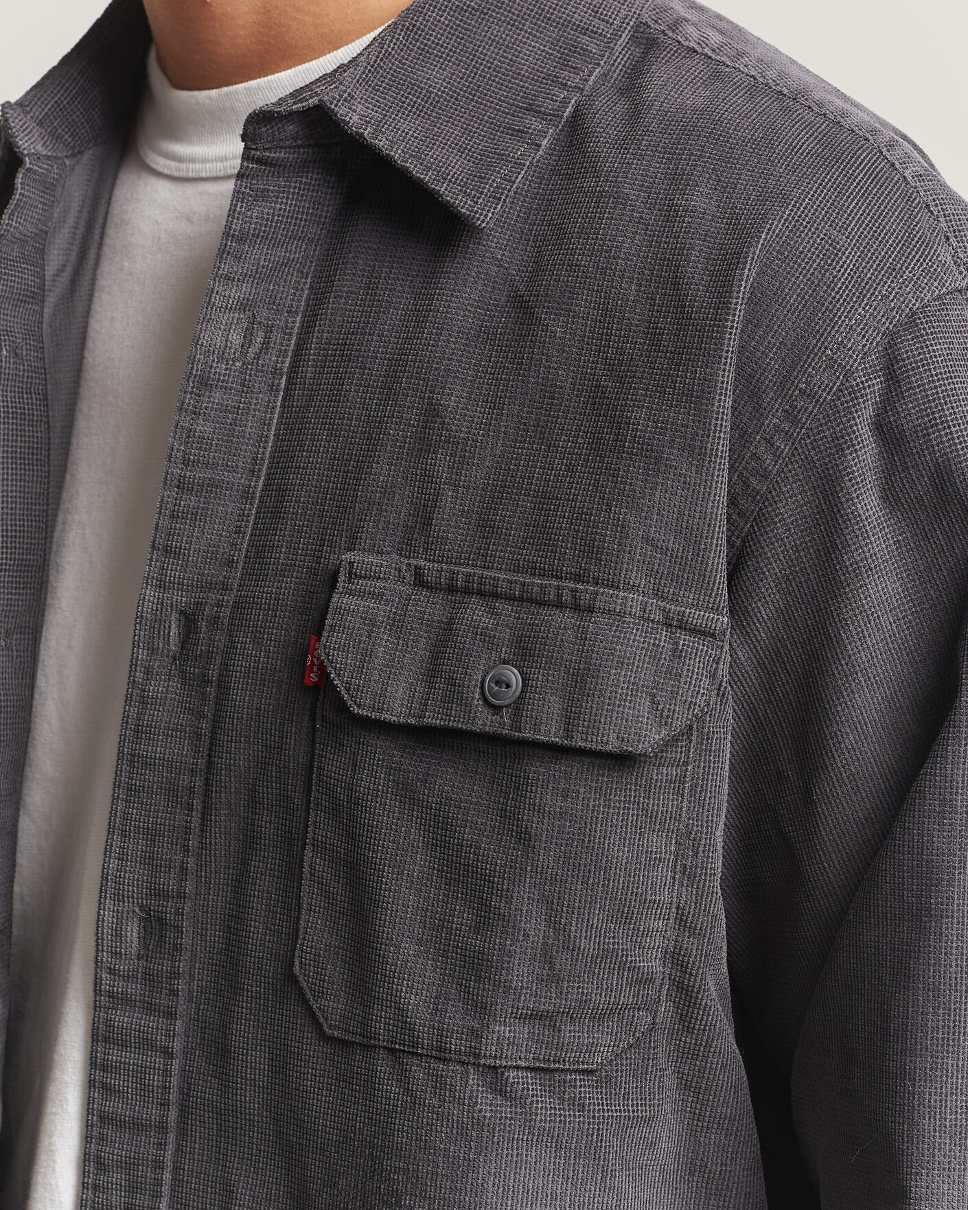 Uomini | Camicie | Levi's | Jackson Corduroy Worker Shirt Greystroke