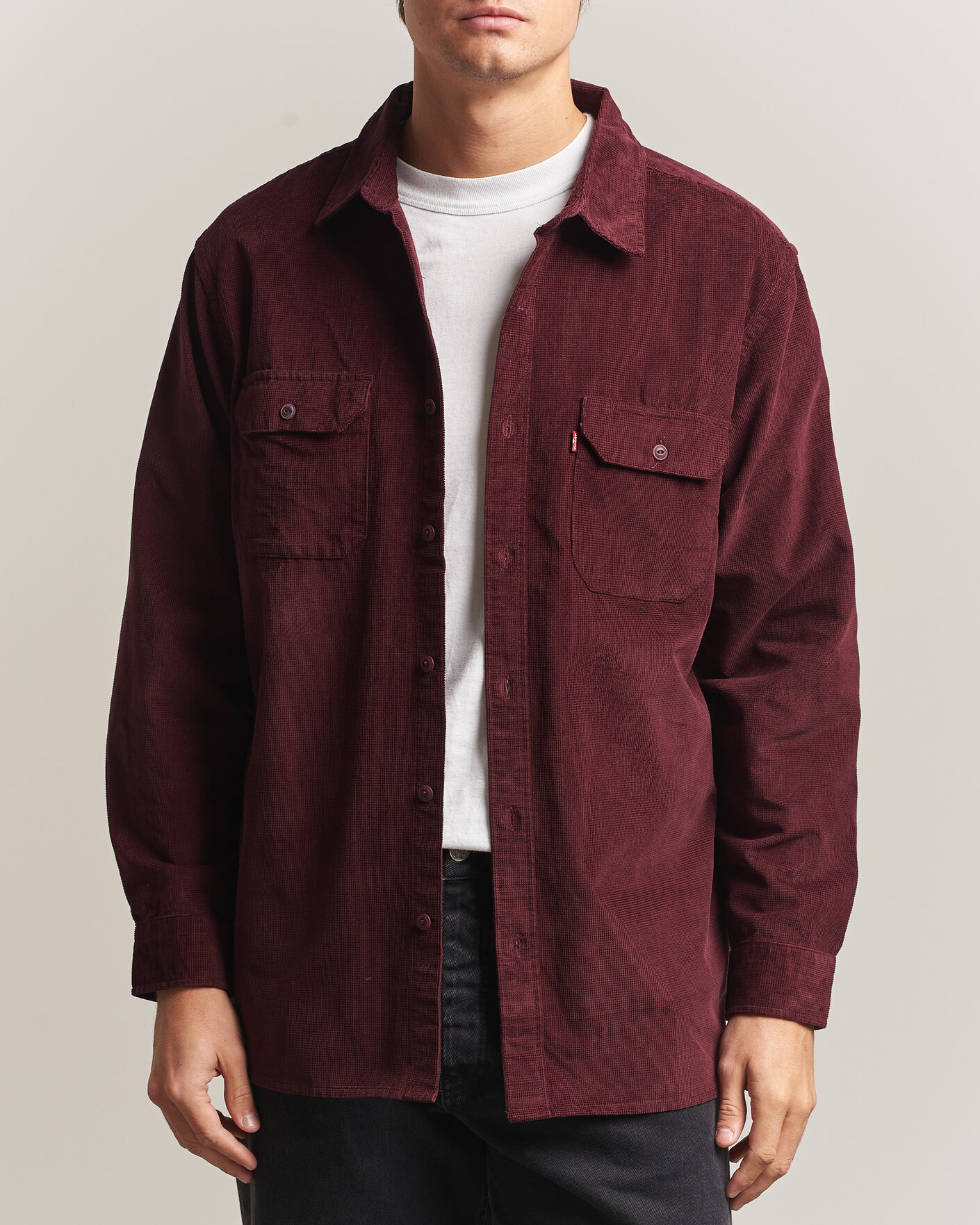 Uomini | Camicie | Levi's | Jackson Corduroy Worker Shirt Vineyard Wine