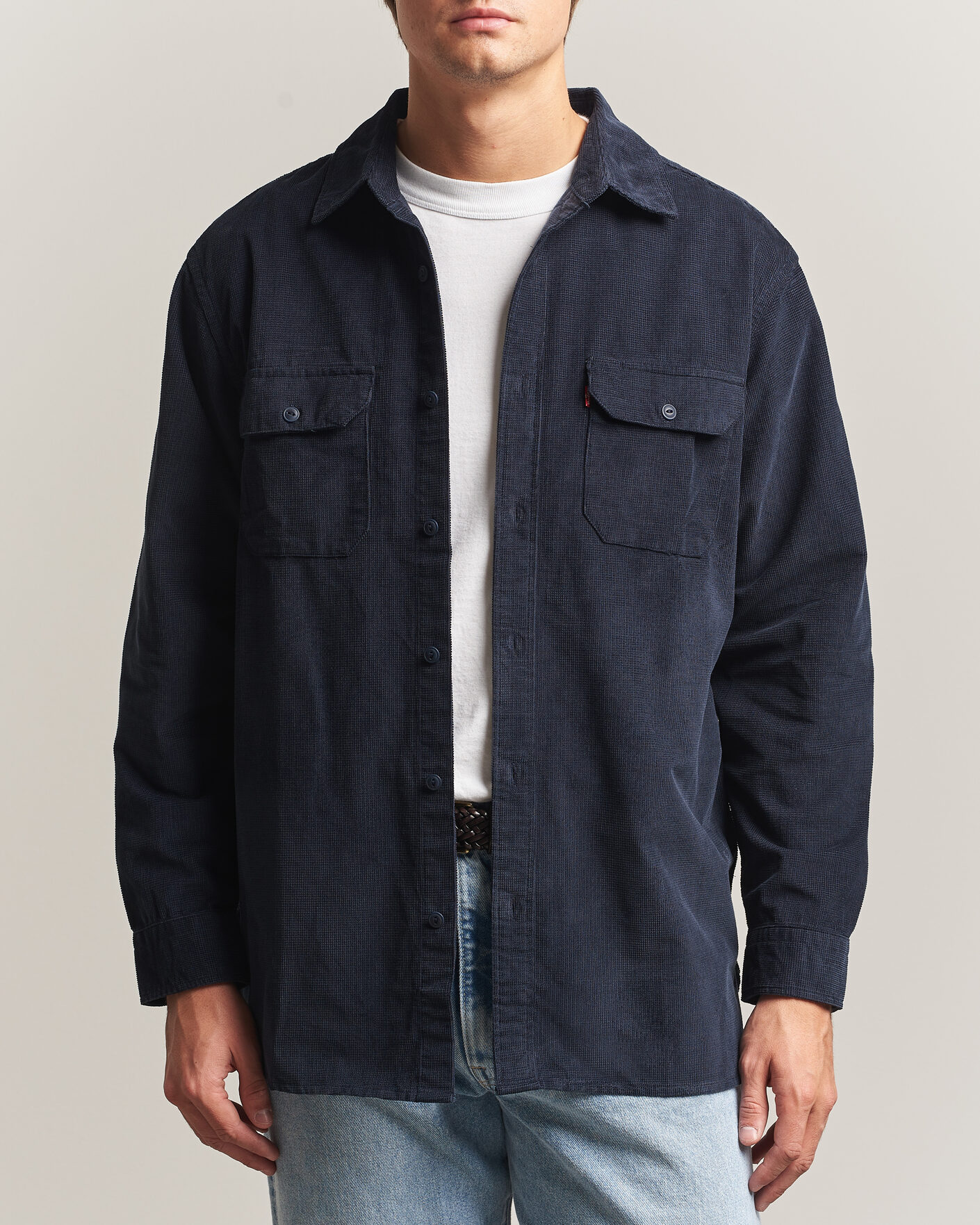 Uomini | Camicie | Levi's | Jackson Corduroy Worker Shirt Nightfall Navy