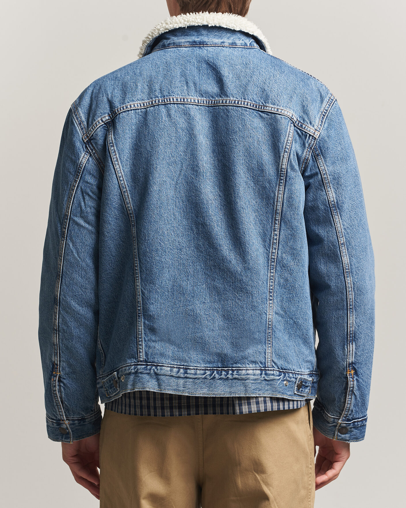 Uomini | Giacche | Levi's | Type 3 Sherpa Trucker Washed Away