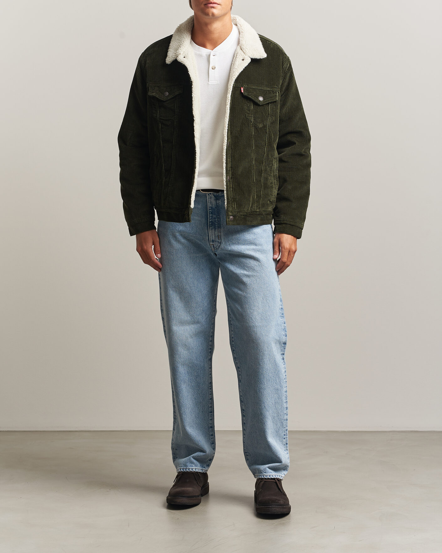 Uomini | Giacche | Levi's | Type 3 Sherpa Trucker Rosin
