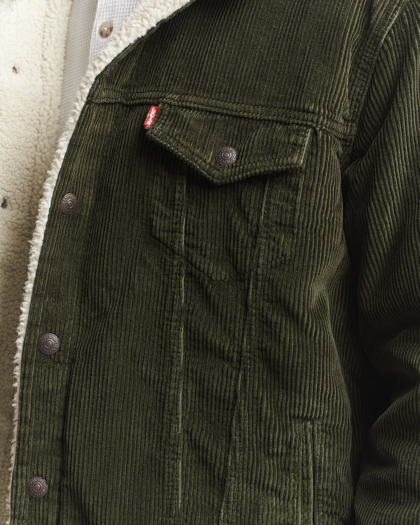 Uomini | Giacche | Levi's | Type 3 Sherpa Trucker Rosin