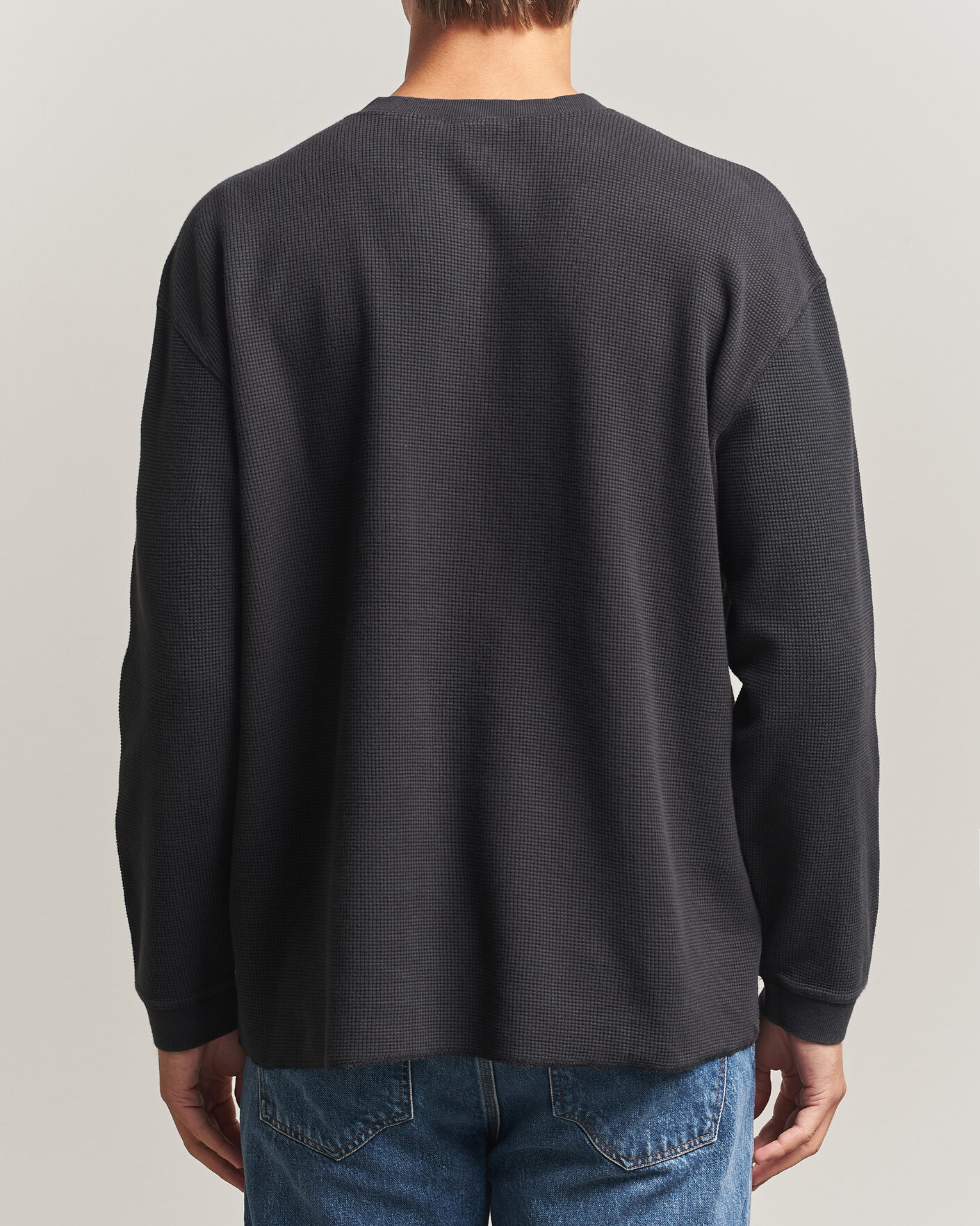 Uomini | Maglieria | Levi's | Relaxed Henley Mineral Black