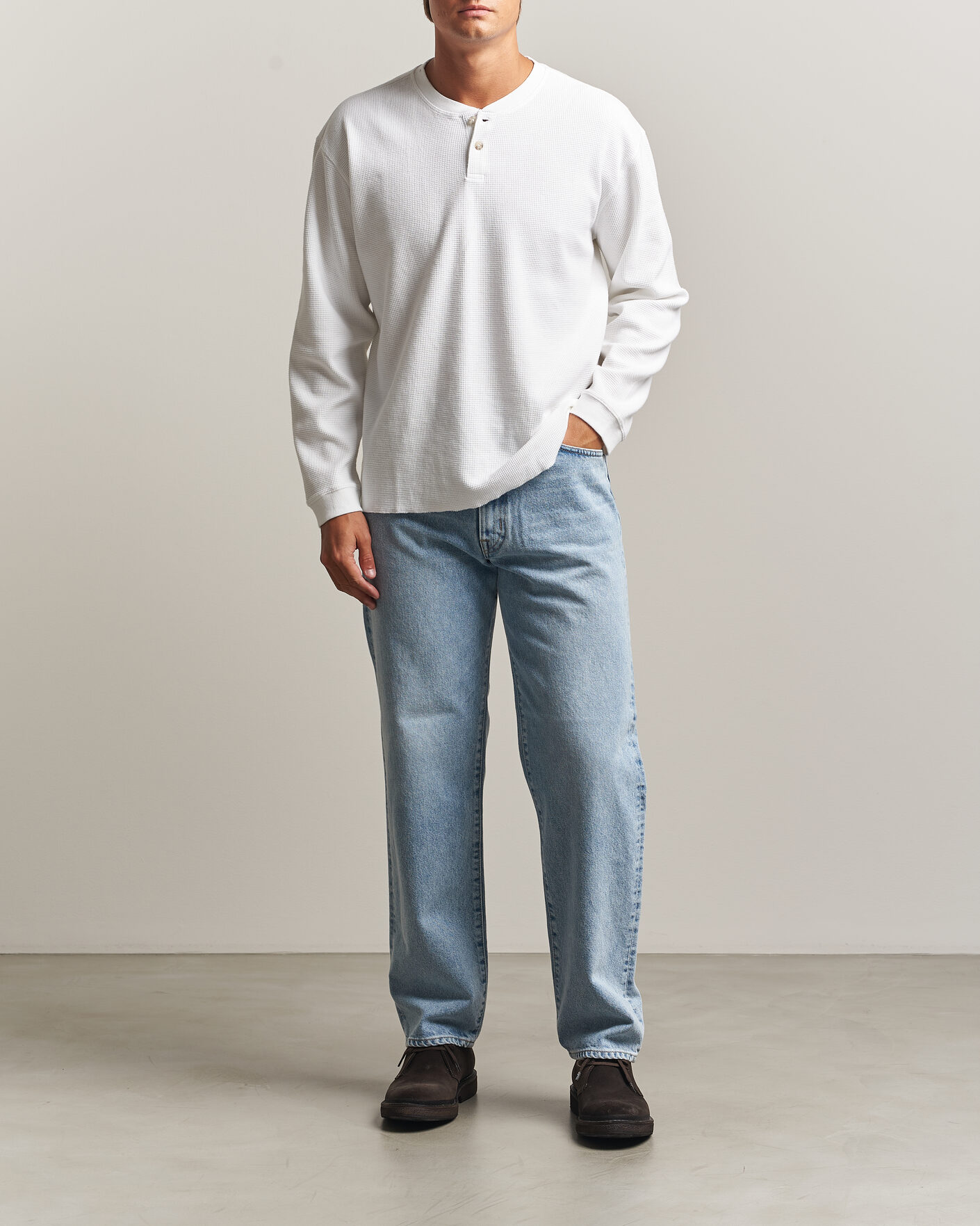 Uomini | Maglieria | Levi's | Relaxed Henley Bright White