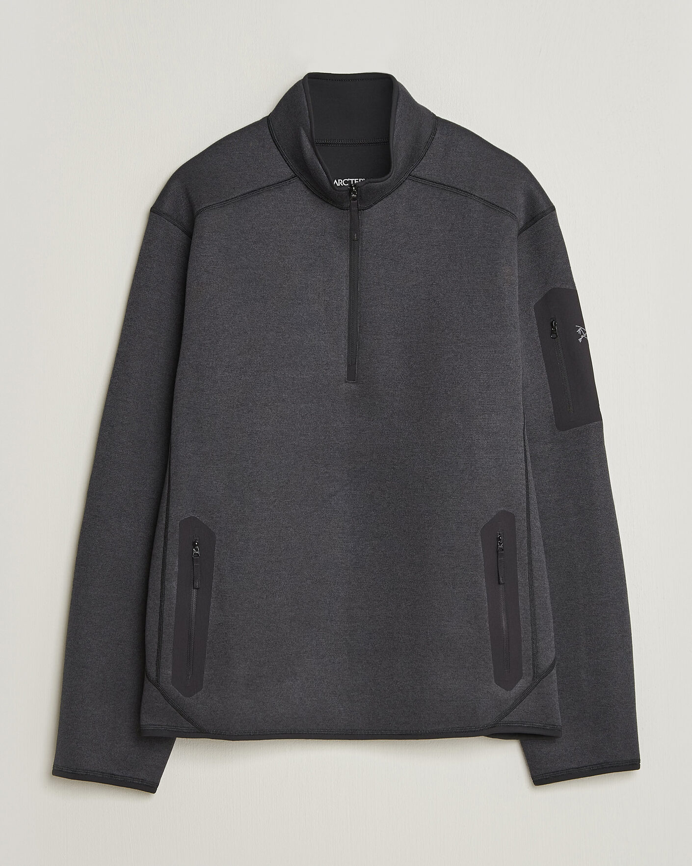 Uomini | Maglieria | Arc'teryx | Covert Half Zip Black Heather