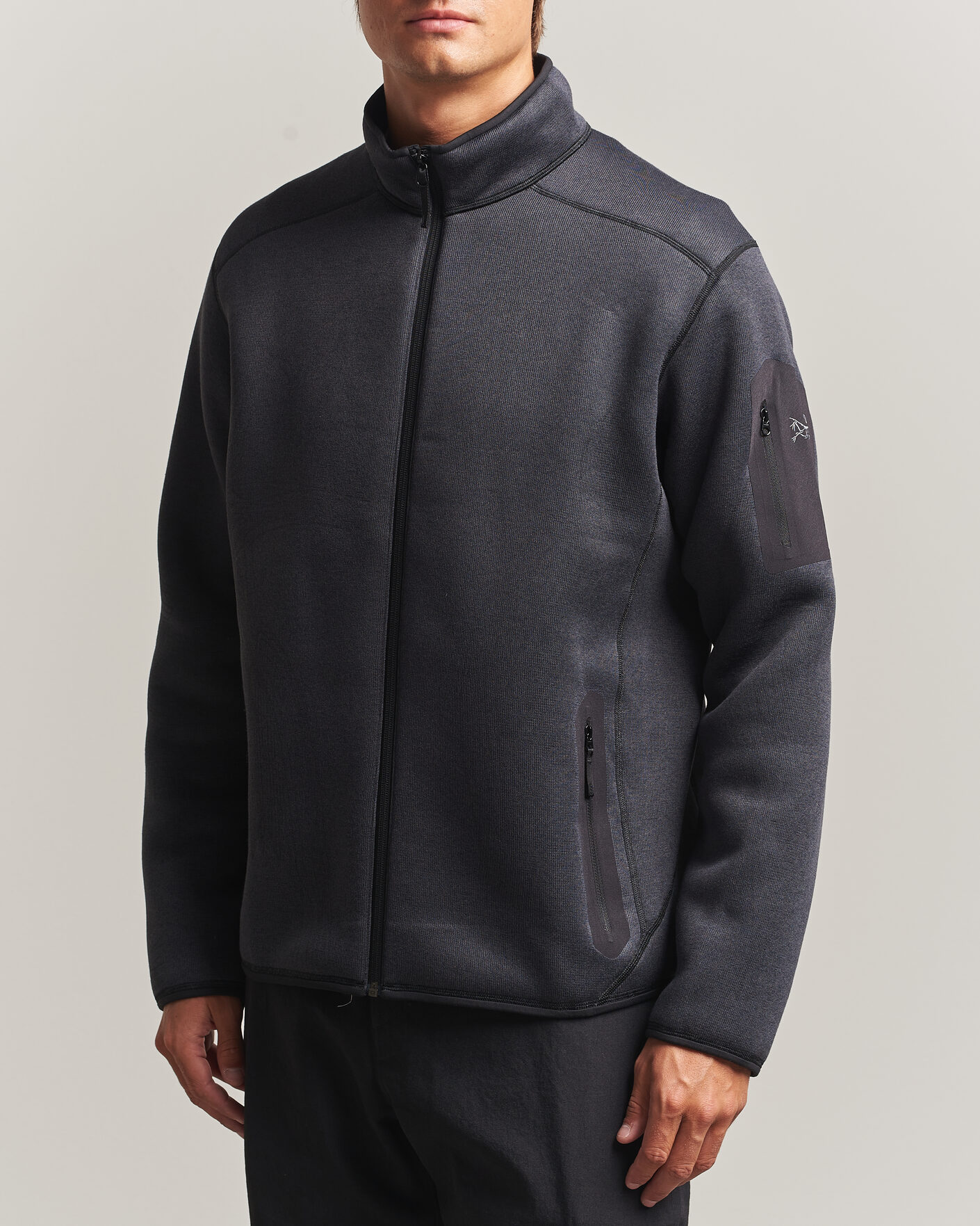 Uomini | Maglieria | Arc'teryx | Covert Full Zip Black Heather
