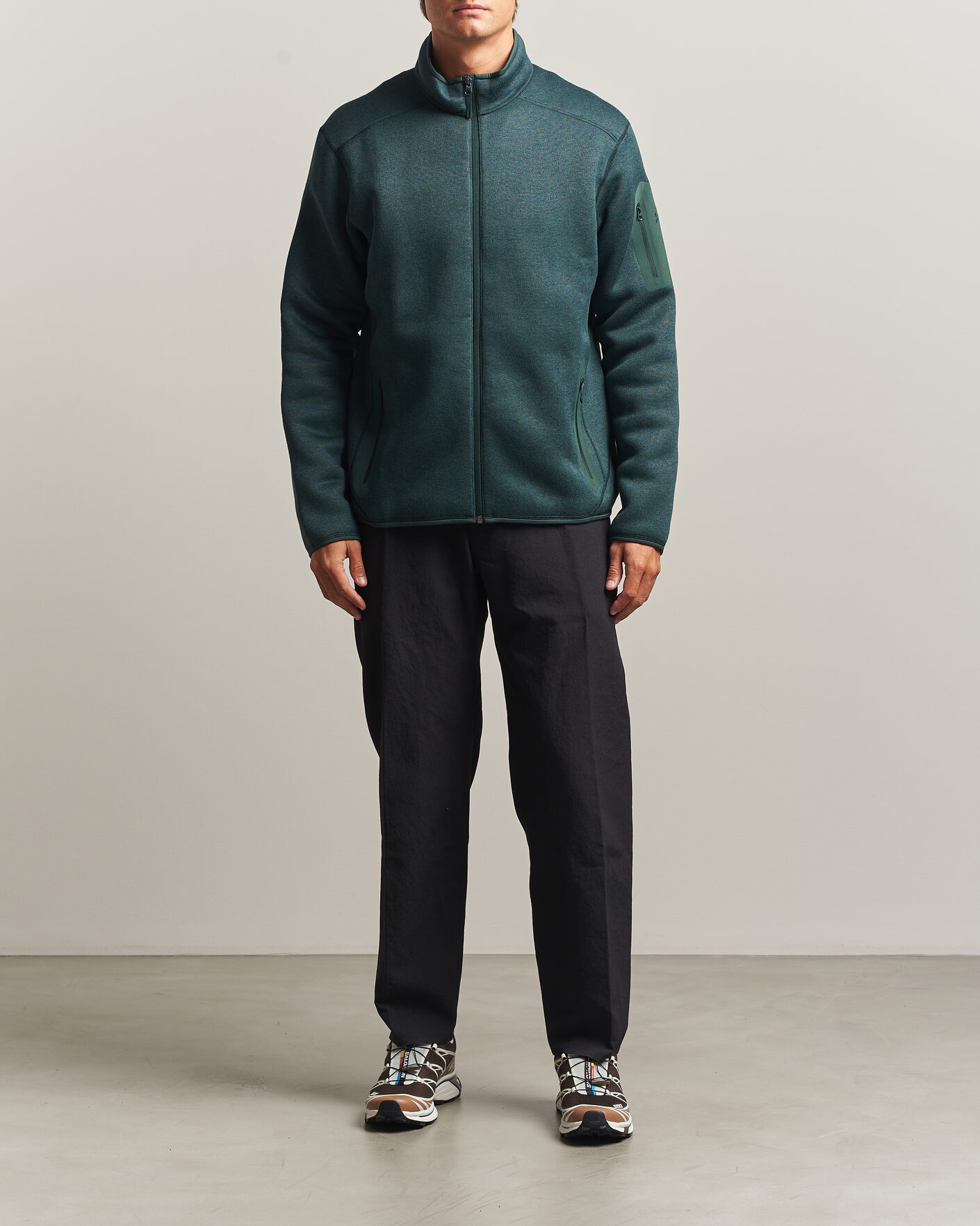Uomini | Maglieria | Arc'teryx | Covert Full Zip Dark Jade Heather