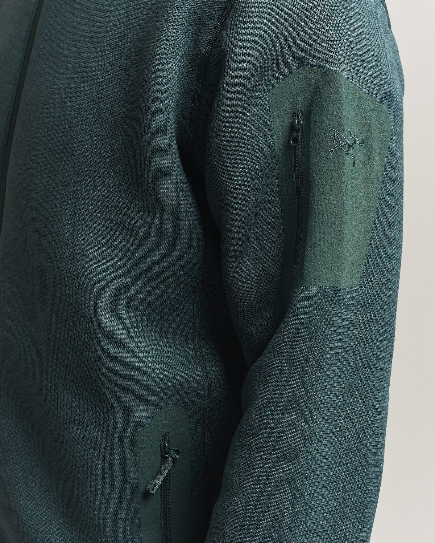 Uomini | Maglieria | Arc'teryx | Covert Full Zip Dark Jade Heather